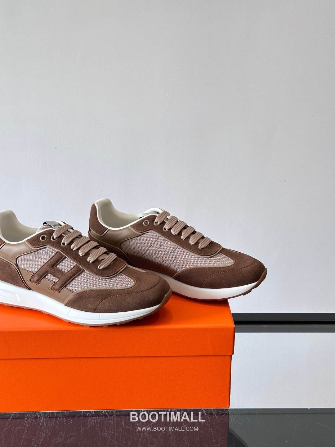 Hermes Calfskin Mesh Low Sneakers with H Logo Detail 에르메스 카프스킨 메쉬 로우 스니커즈 H 로고 디테일 4.5cm 7