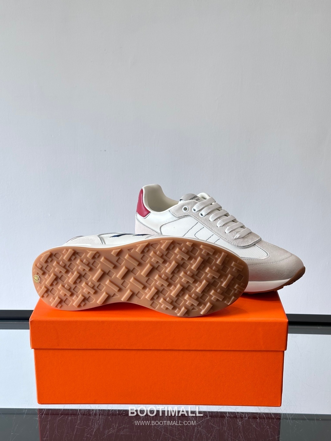 Hermes Calfskin Mesh Low Sneakers with H Logo Detail 에르메스 카프스킨 메쉬 로우 스니커즈 H 로고 디테일 4.5cm 9
