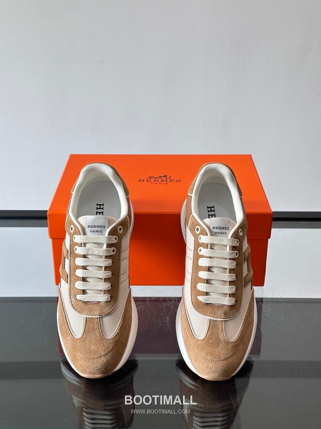 Hermes Calfskin Mesh Low Sneakers with H Logo Detail 에르메스 카프스킨 메쉬 로우 스니커즈 H 로고 디테일 4.5cm 6