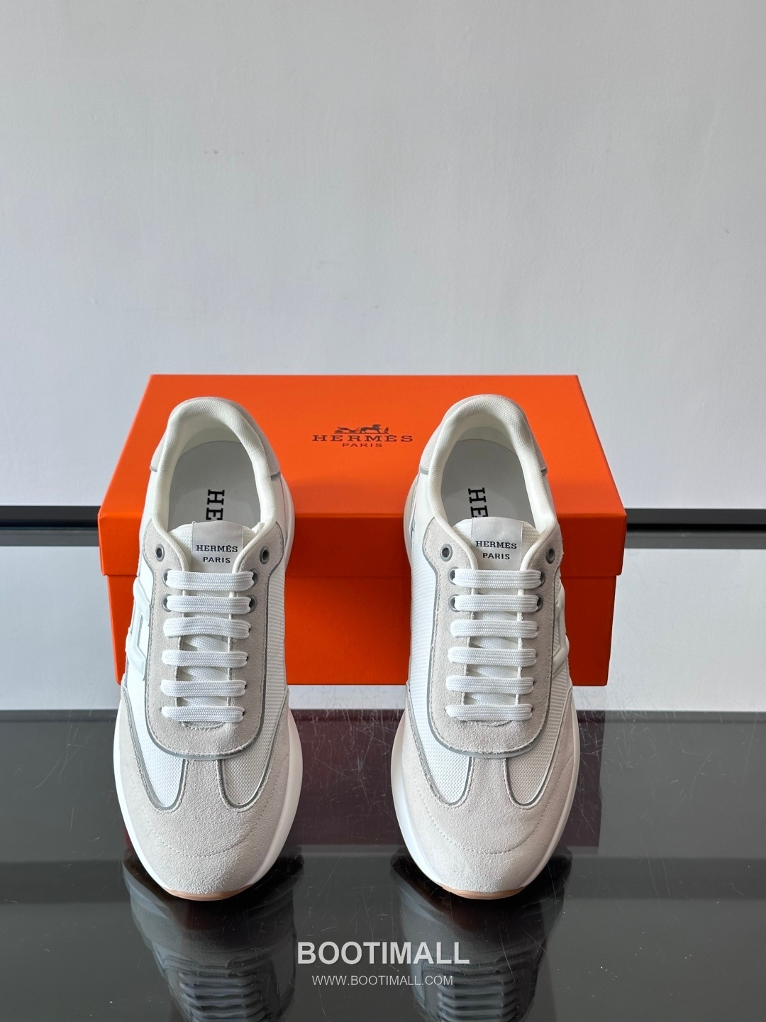 Hermes Calfskin Mesh Low Sneakers with H Logo Detail 에르메스 카프스킨 메쉬 로우 스니커즈 H 로고 디테일 4.5cm 6