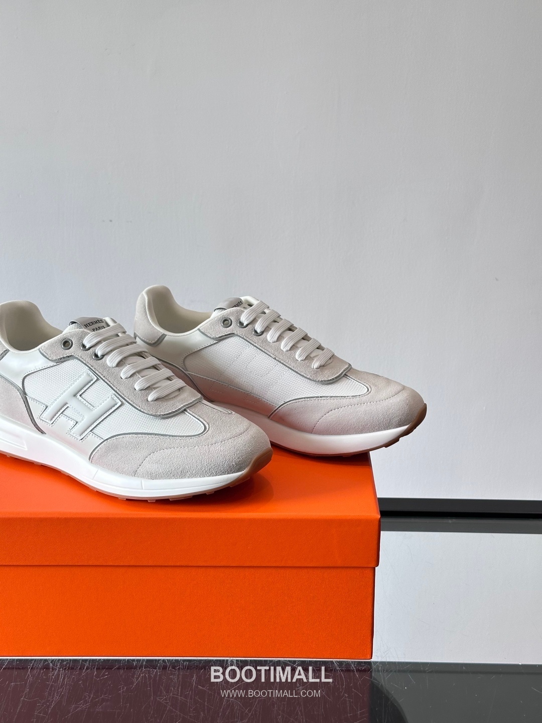 Hermes Calfskin Mesh Low Sneakers with H Logo Detail 에르메스 카프스킨 메쉬 로우 스니커즈 H 로고 디테일 4.5cm 7