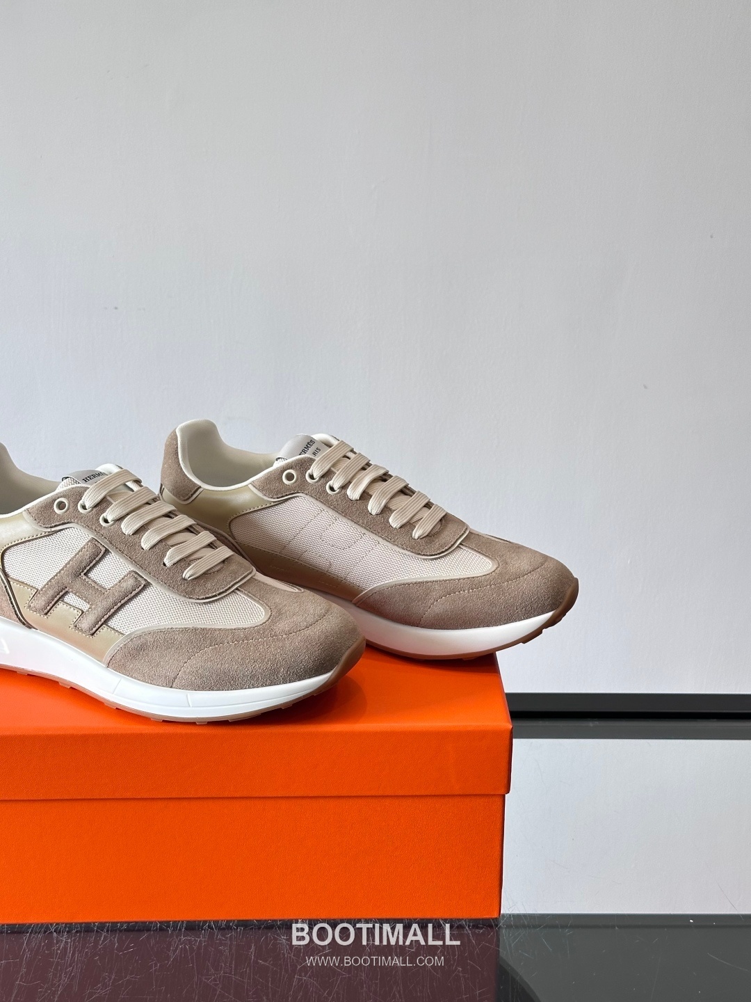 Hermes Calfskin Mesh Low Sneakers with H Logo Detail 에르메스 카프스킨 메쉬 로우 스니커즈 H 로고 디테일 4.5cm 7