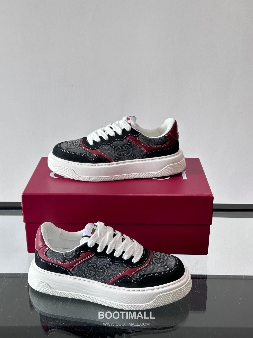 Gucci Screener Calfskin Low Sneakers with Web Stripe Double G Detail 구찌 스크리너 카프스킨 로우 스니커즈 웹 스트라이프 더블 G 디테일 3.5cm 4