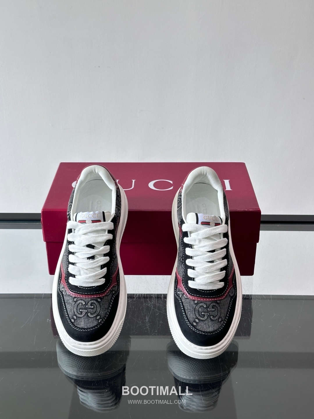 Gucci Screener Calfskin Low Sneakers with Web Stripe Double G Detail 구찌 스크리너 카프스킨 로우 스니커즈 웹 스트라이프 더블 G 디테일 3.5cm 6