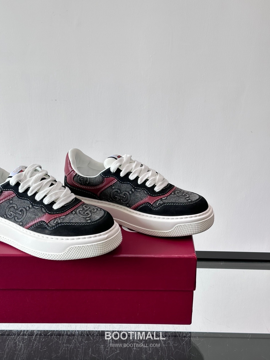 Gucci Screener Calfskin Low Sneakers with Web Stripe Double G Detail 구찌 스크리너 카프스킨 로우 스니커즈 웹 스트라이프 더블 G 디테일 3.5cm 7