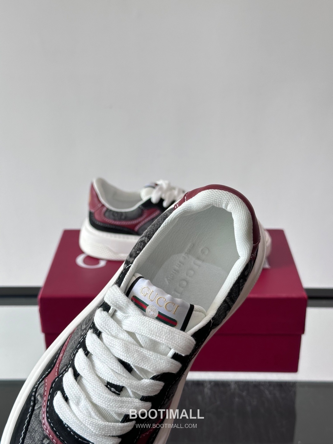 Gucci Screener Calfskin Low Sneakers with Web Stripe Double G Detail 구찌 스크리너 카프스킨 로우 스니커즈 웹 스트라이프 더블 G 디테일 3.5cm 8