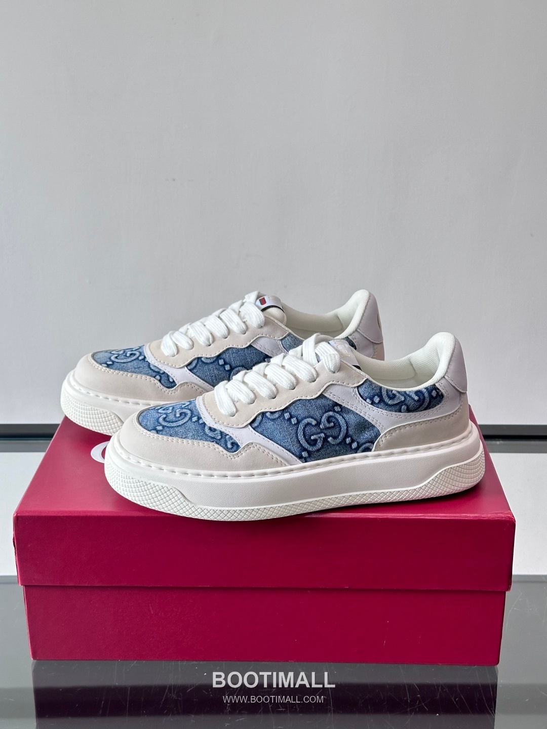 Gucci Screener Calfskin Low Sneakers with Web Stripe Double G Detail 구찌 스크리너 카프스킨 로우 스니커즈 웹 스트라이프 더블 G 디테일 3.5cm 3