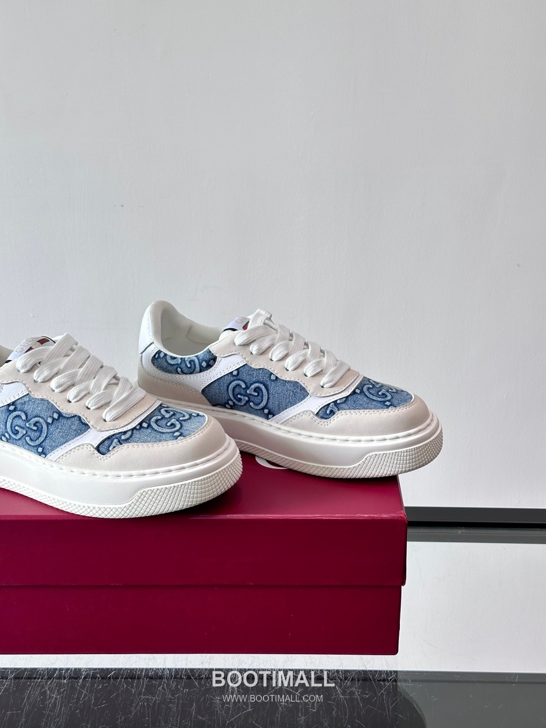 Gucci Screener Calfskin Low Sneakers with Web Stripe Double G Detail 구찌 스크리너 카프스킨 로우 스니커즈 웹 스트라이프 더블 G 디테일 3.5cm 7