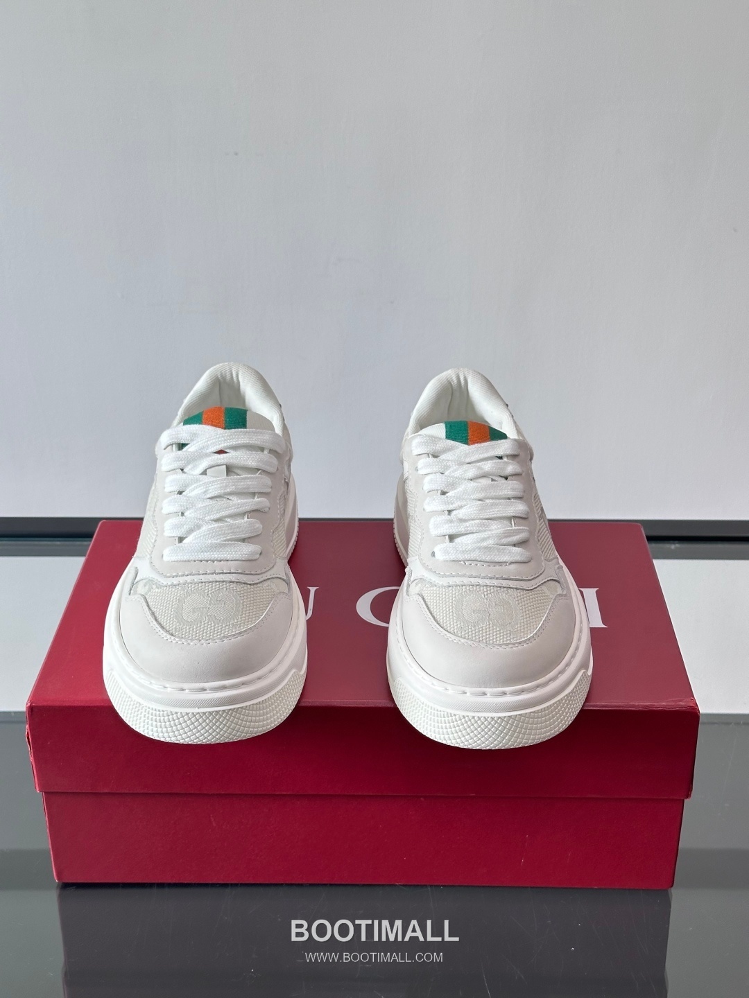 Gucci Screener Calfskin Low Sneakers with Web Stripe Double G Detail 구찌 스크리너 카프스킨 로우 스니커즈 웹 스트라이프 더블 G 디테일 3.5cm 2