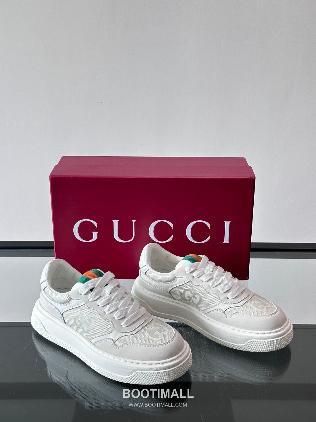 Gucci Screener Calfskin Low Sneakers with Web Stripe Double G Detail 구찌 스크리너 카프스킨 로우 스니커즈 웹 스트라이프 더블 G 디테일 3.5cm 5