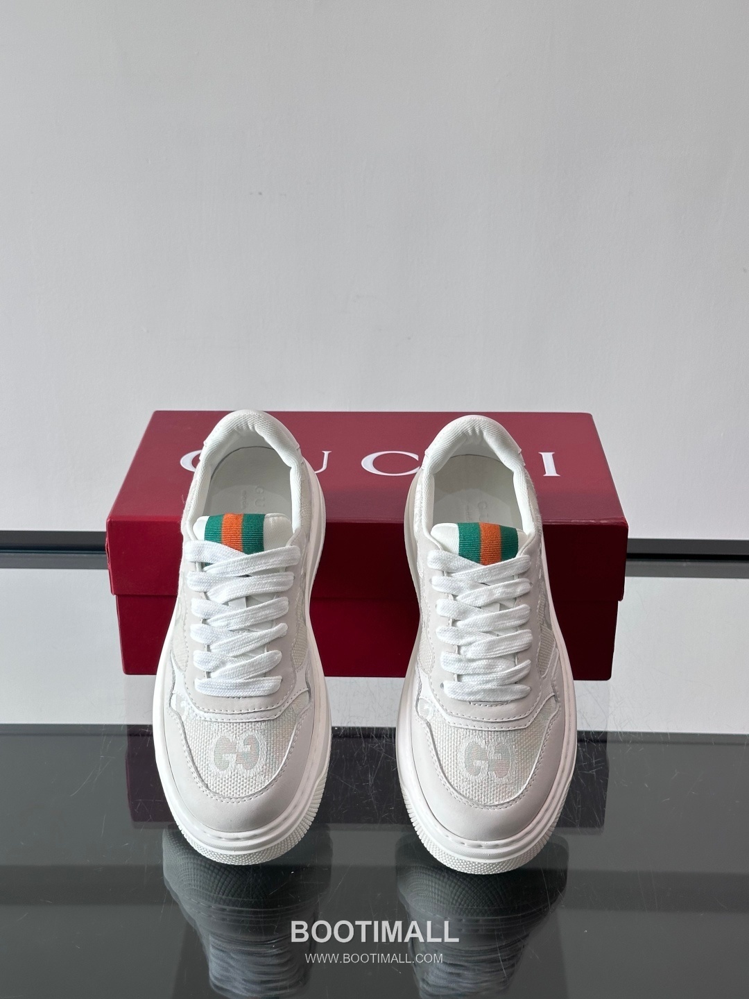Gucci Screener Calfskin Low Sneakers with Web Stripe Double G Detail 구찌 스크리너 카프스킨 로우 스니커즈 웹 스트라이프 더블 G 디테일 3.5cm 6