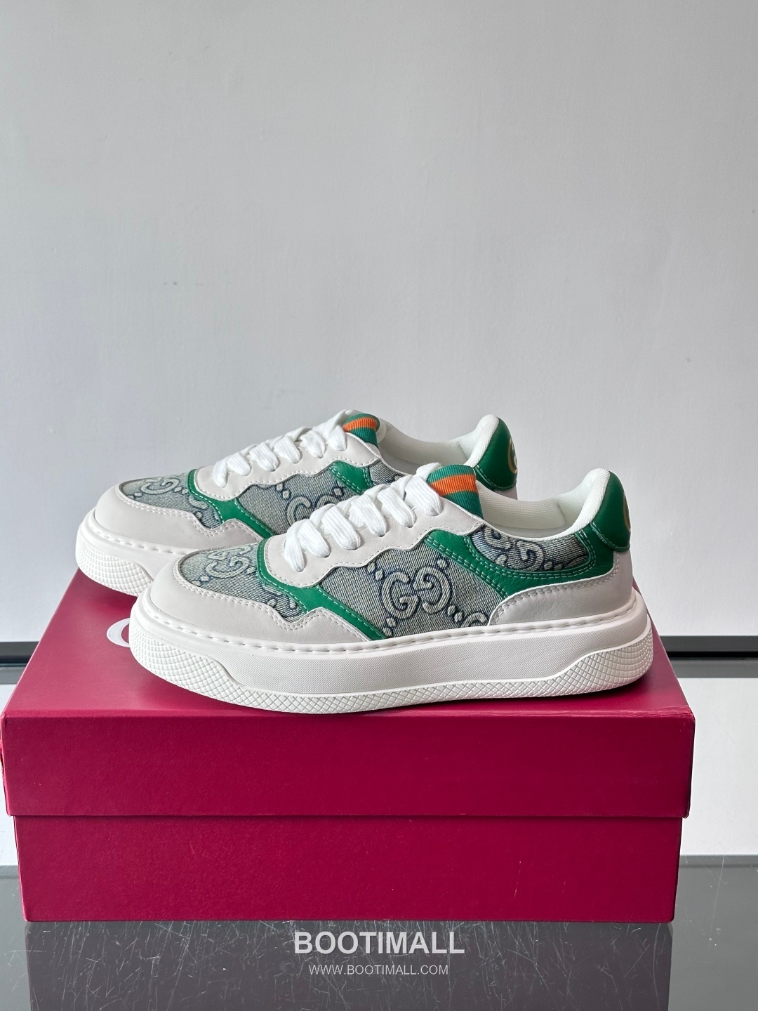 Gucci Screener Calfskin Low Sneakers with Web Stripe Double G Detail 구찌 스크리너 카프스킨 로우 스니커즈 웹 스트라이프 더블 G 디테일 3.5cm 3