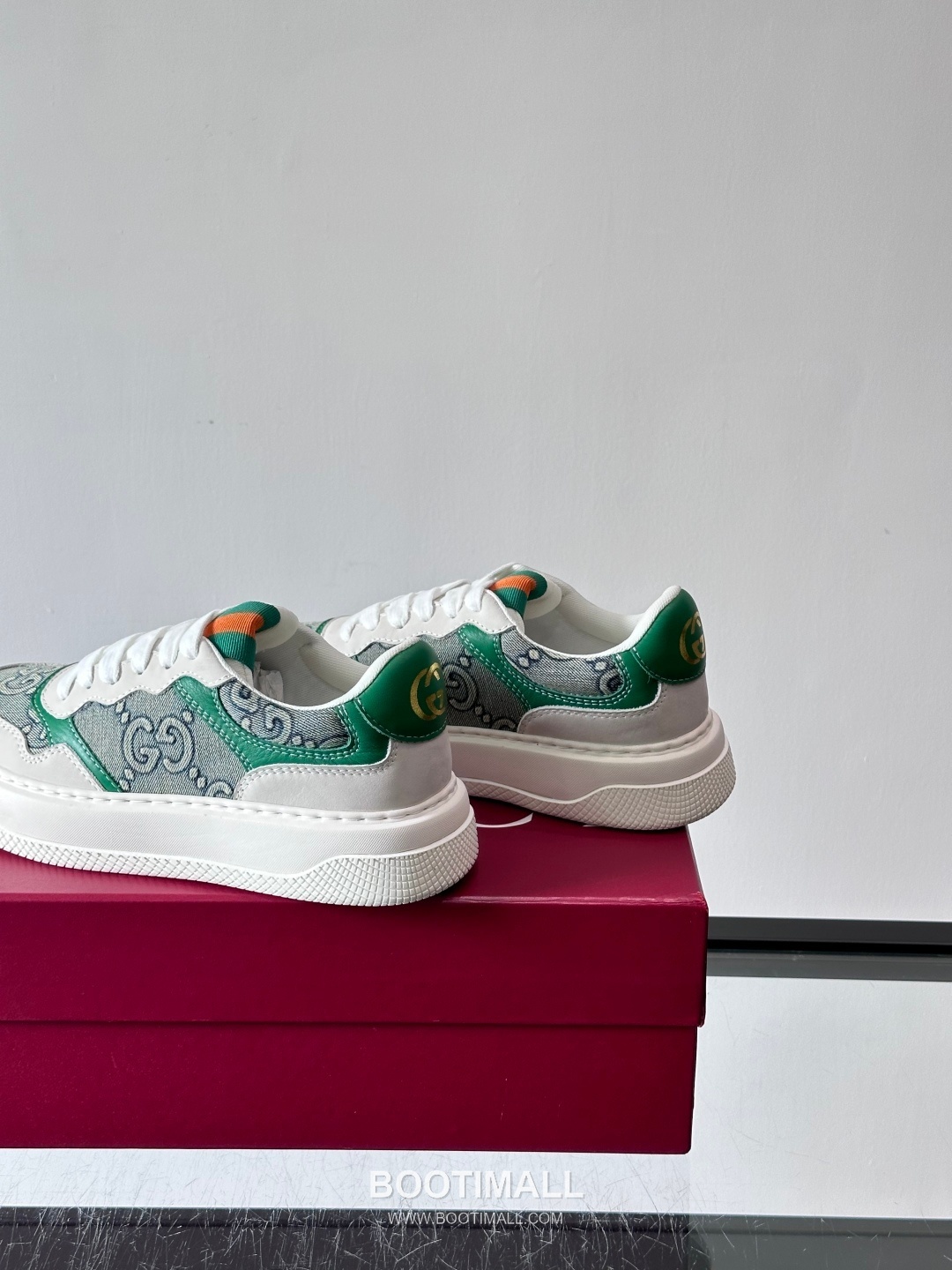 Gucci Screener Calfskin Low Sneakers with Web Stripe Double G Detail 구찌 스크리너 카프스킨 로우 스니커즈 웹 스트라이프 더블 G 디테일 3.5cm 7