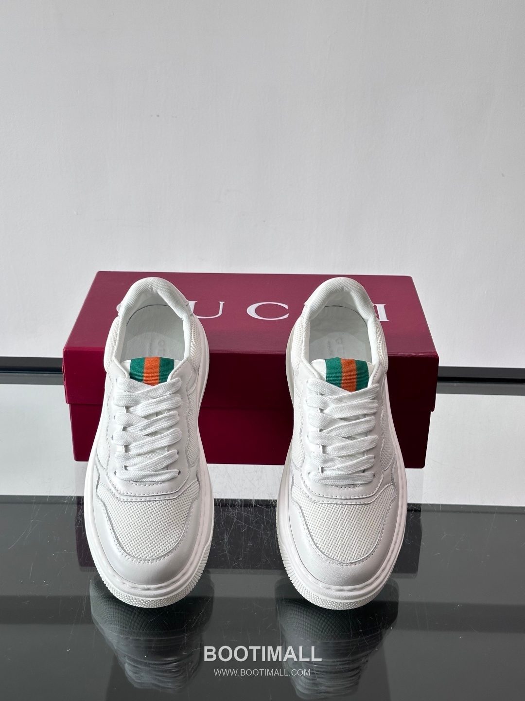 Gucci Screener Calfskin Low Sneakers with Web Stripe Double G Detail 구찌 스크리너 카프스킨 로우 스니커즈 웹 스트라이프 더블 G 디테일 3.5cm 6