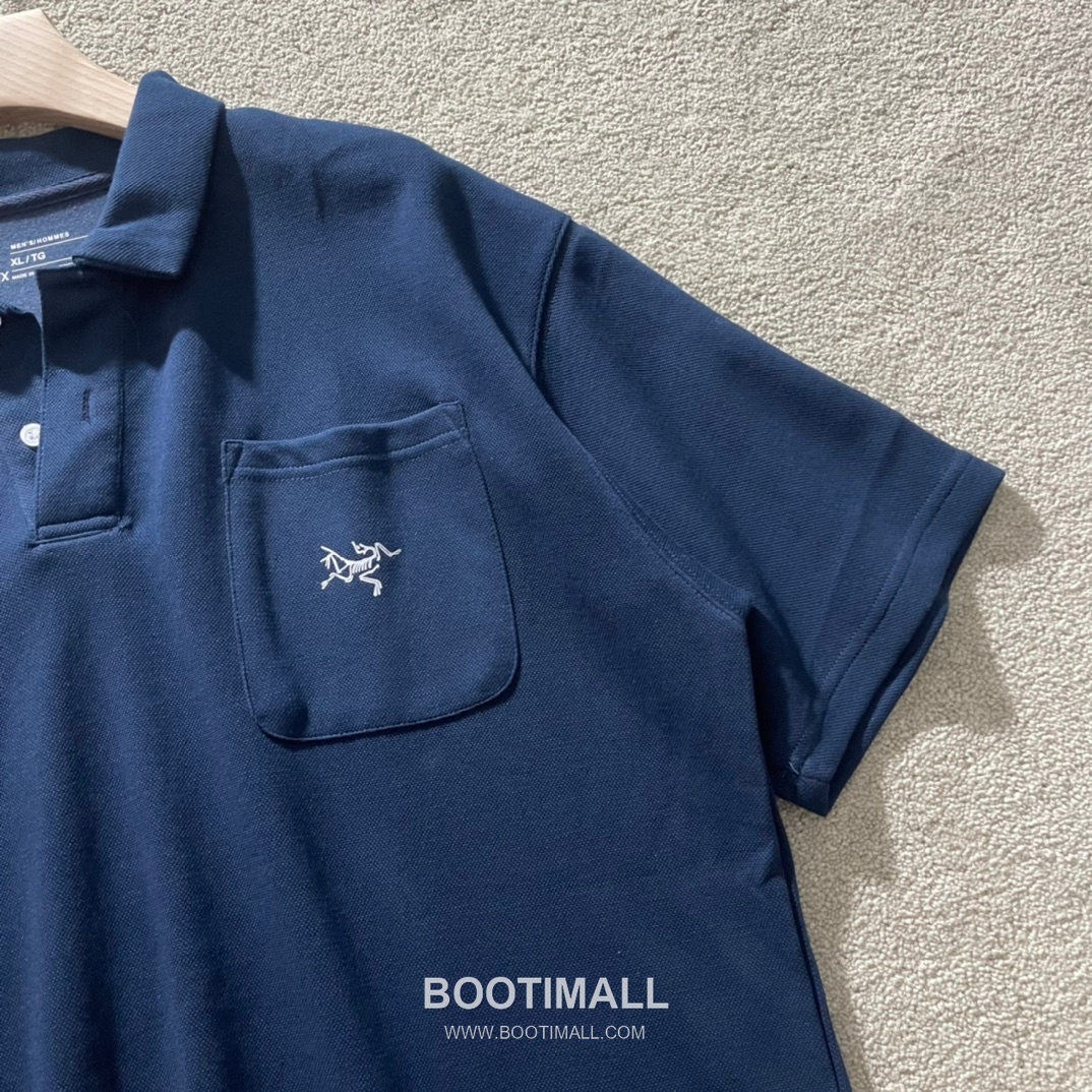 Arc’teryx SS26 Cotton Piqué Logo Short Sleeve Polo Shirt 아크테릭스 SS26 코튼 피케 로고 반팔 폴로 셔츠 4