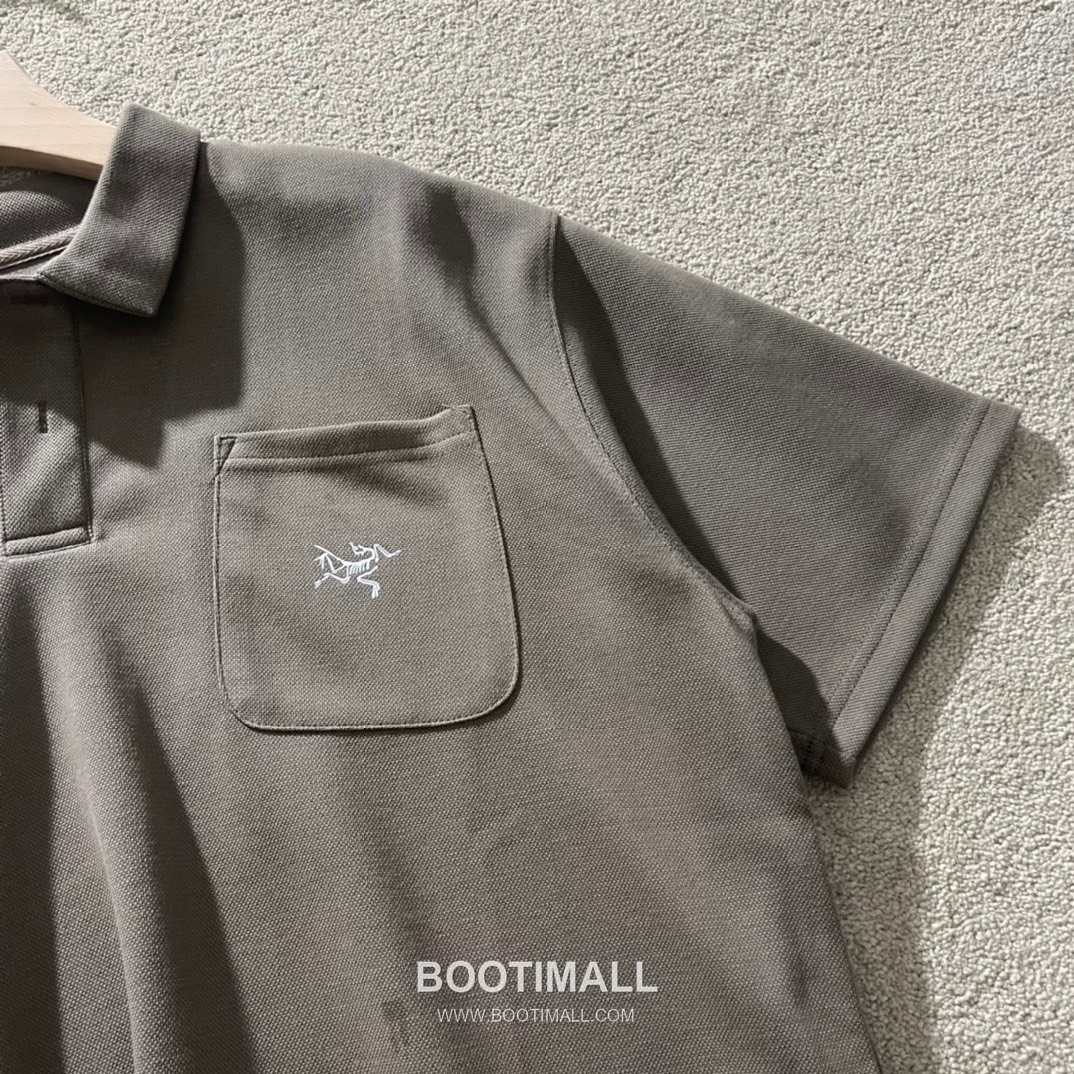Arc’teryx SS26 Cotton Piqué Logo Short Sleeve Polo Shirt 아크테릭스 SS26 코튼 피케 로고 반팔 폴로 셔츠 4