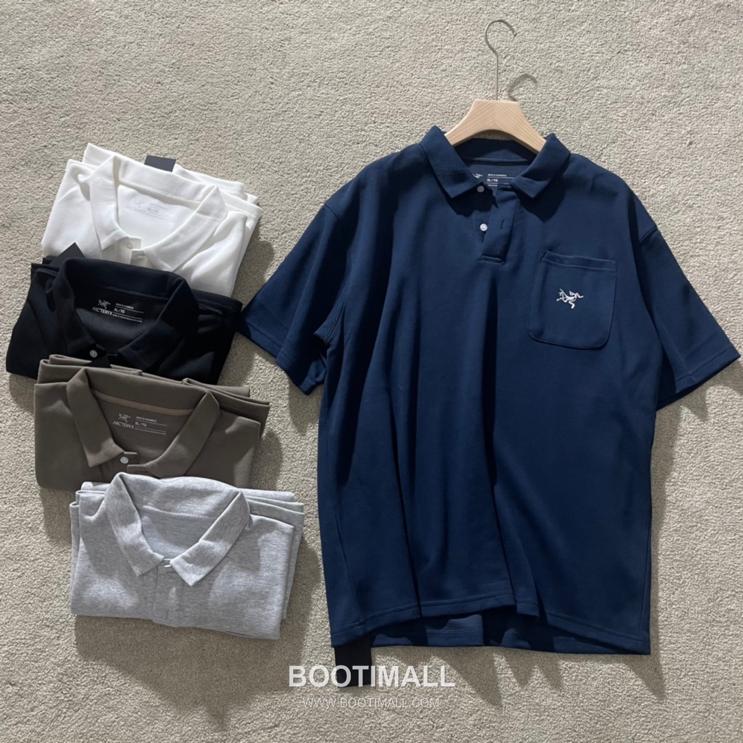 Arc’teryx SS26 Cotton Piqué Logo Short Sleeve Polo Shirt 아크테릭스 SS26 코튼 피케 로고 반팔 폴로 셔츠 9