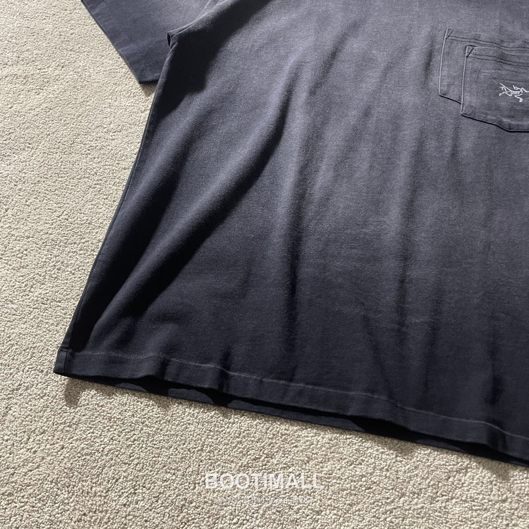Arc’teryx SS24 Cotton Double Yarn Vintage Wash Pocket Logo Short Sleeve T-Shirt 아크테릭스 SS24 코튼 더블얀 빈티지 워싱 포켓 로고 반팔 티셔츠 7