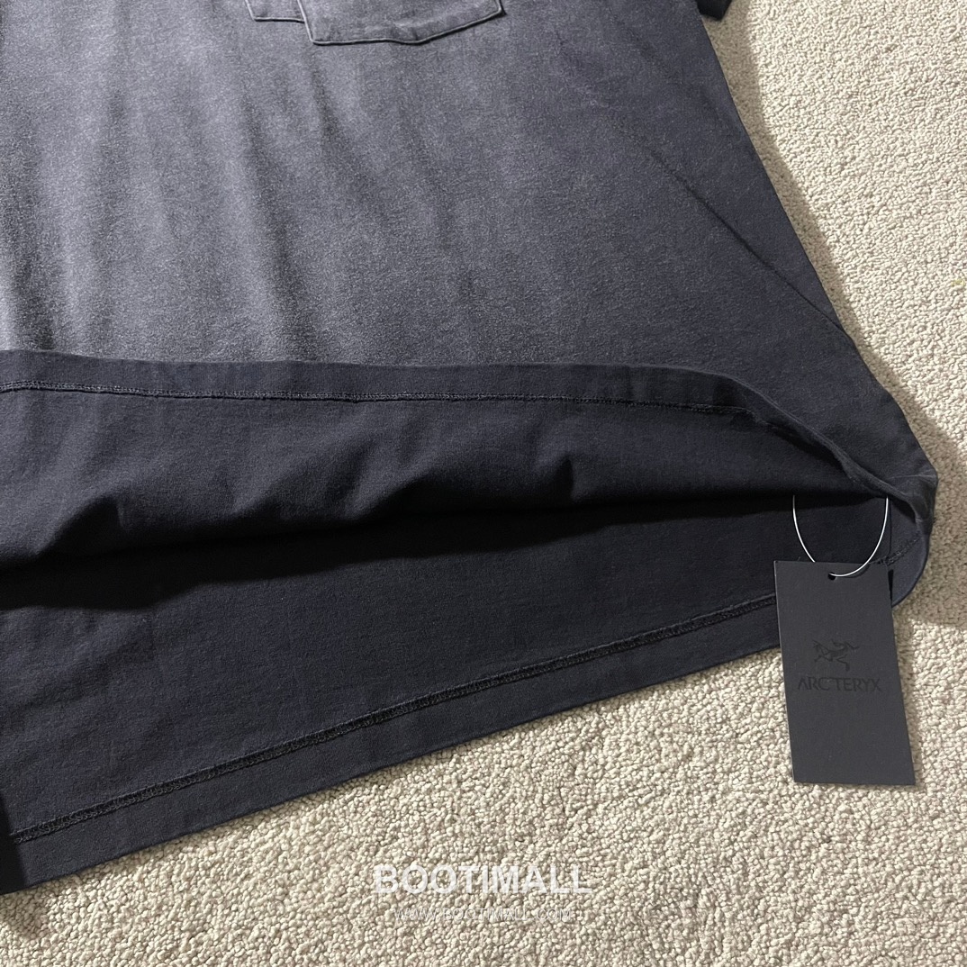 Arc’teryx SS24 Cotton Double Yarn Vintage Wash Pocket Logo Short Sleeve T-Shirt 아크테릭스 SS24 코튼 더블얀 빈티지 워싱 포켓 로고 반팔 티셔츠 8