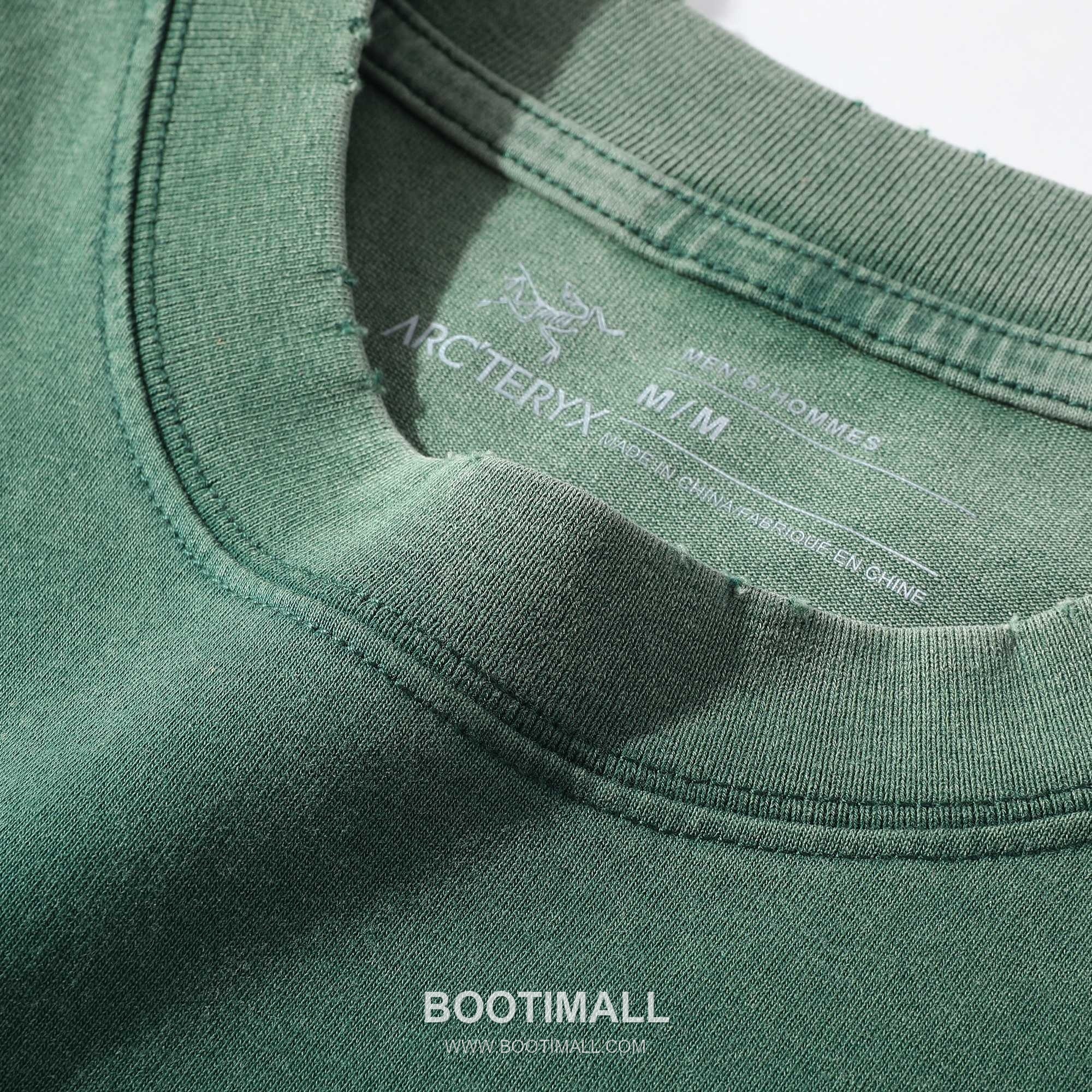 Arc’teryx SS25 Cotton Double Yarn Vintage Wash Logo Short Sleeve T-Shirt 아크테릭스 SS25 코튼 더블얀 빈티지 워싱 로고 반팔 티셔츠 4