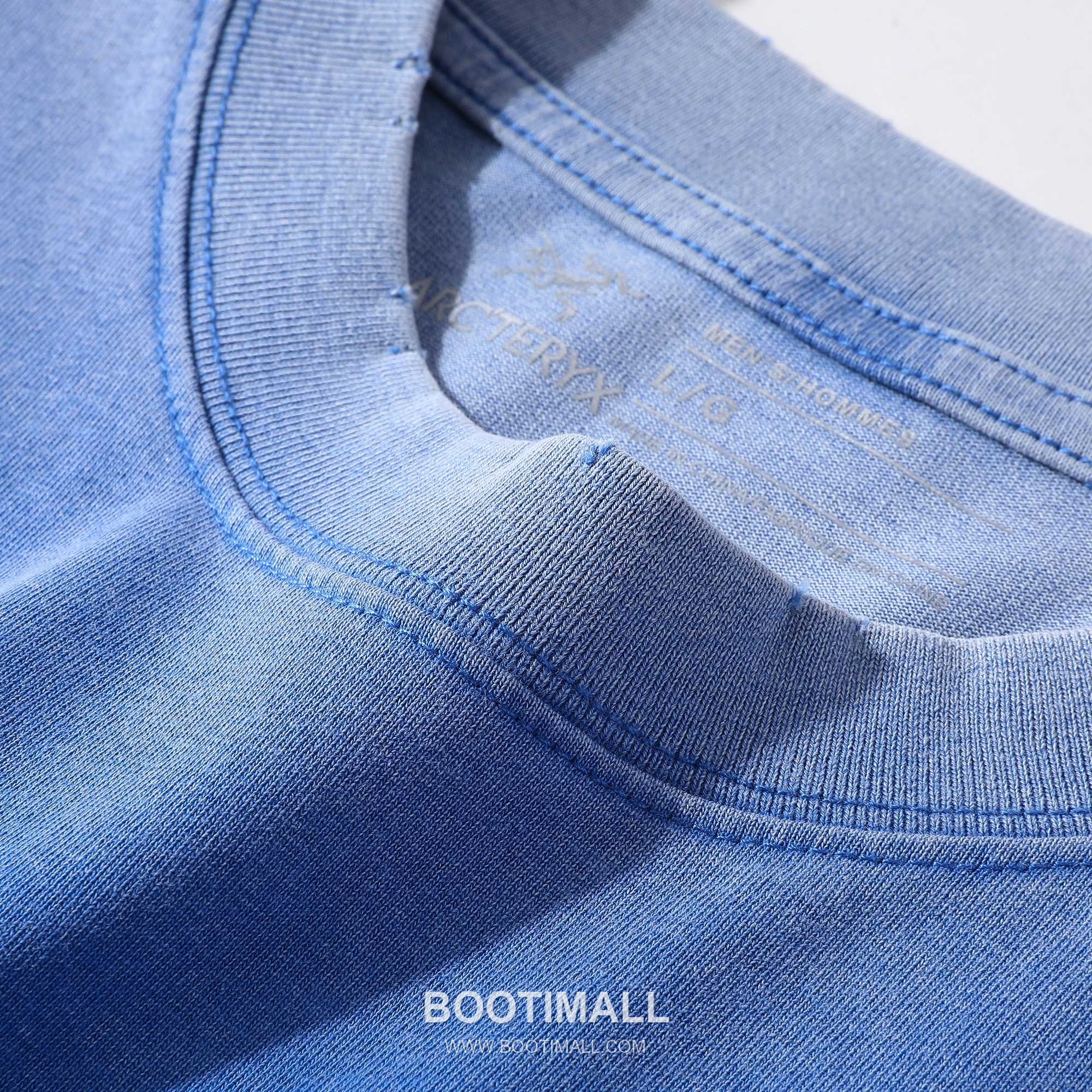 Arc’teryx SS25 Cotton Double Yarn Vintage Wash Logo Short Sleeve T-Shirt 아크테릭스 SS25 코튼 더블얀 빈티지 워싱 로고 반팔 티셔츠 4