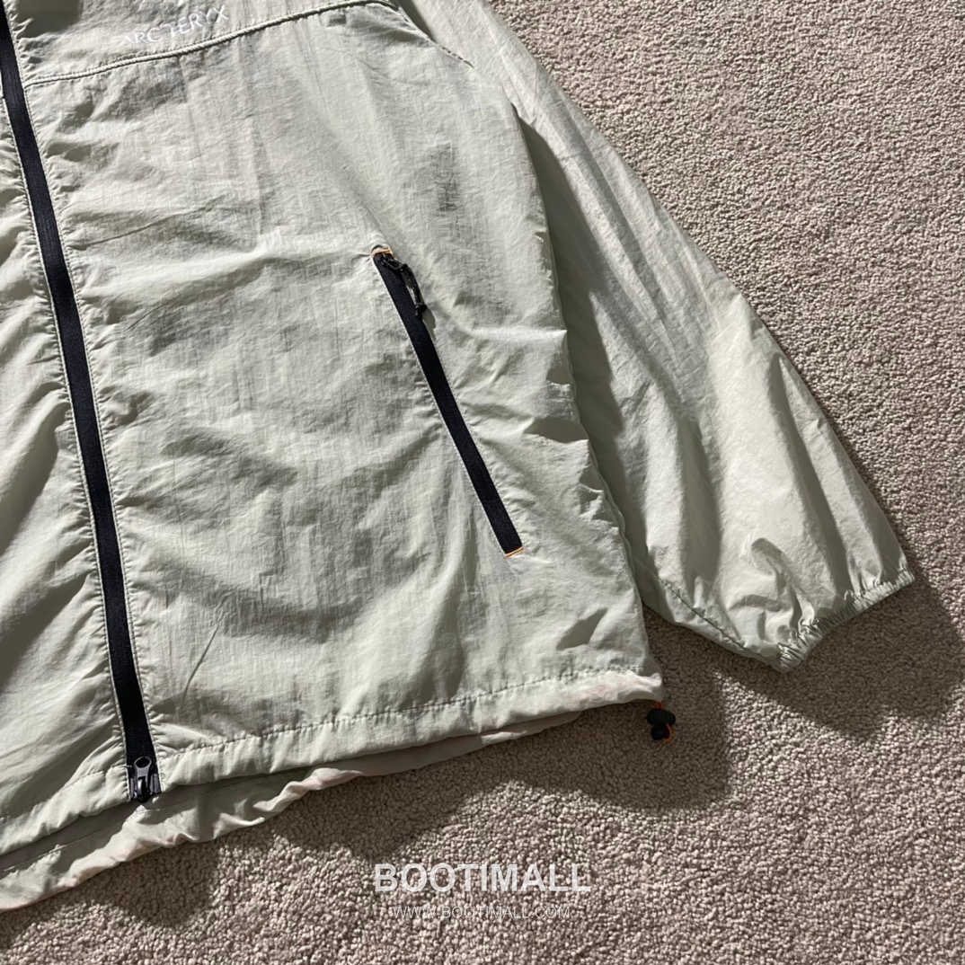 Arc’teryx SS25 Nylon UV Protection Water-Repellent Quick-Dry Zip Hooded Skin Jacket 아크테릭스 SS25 나일론 UV차단 발수 퀵드라이 지퍼 후디드 스킨 재킷 5