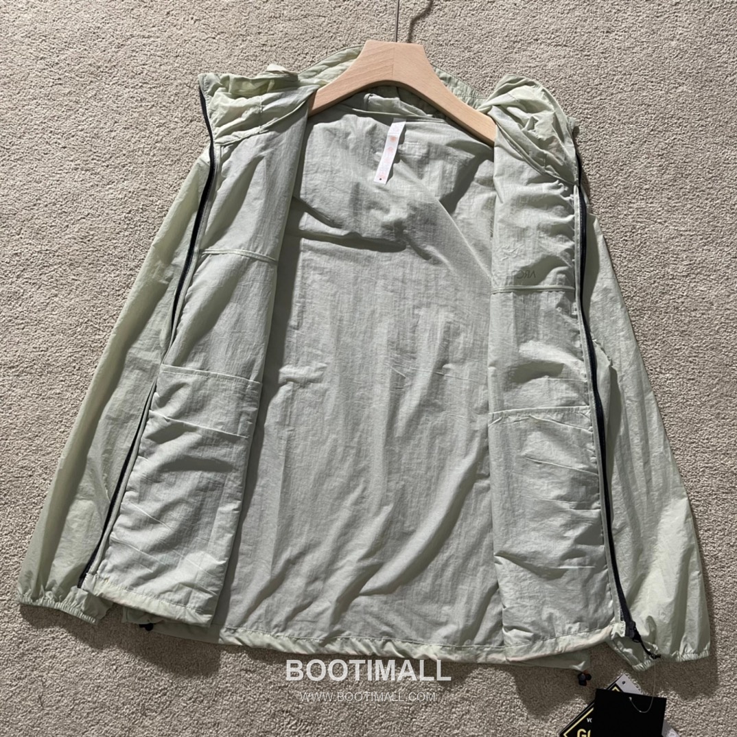 Arc’teryx SS25 Nylon UV Protection Water-Repellent Quick-Dry Zip Hooded Skin Jacket 아크테릭스 SS25 나일론 UV차단 발수 퀵드라이 지퍼 후디드 스킨 재킷 8