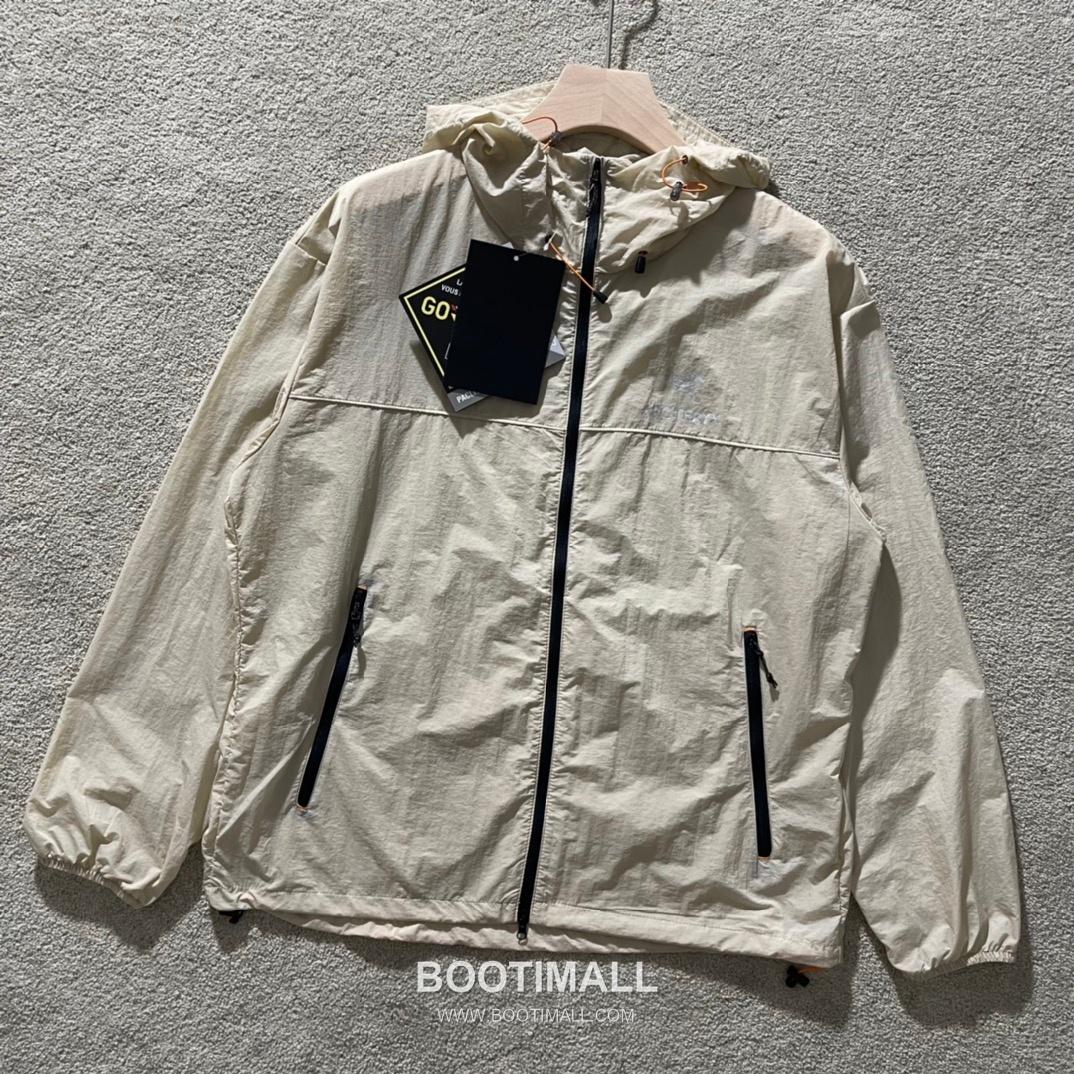 Arc’teryx SS25 Nylon UV Protection Water-Repellent Quick-Dry Zip Hooded Skin Jacket 아크테릭스 SS25 나일론 UV차단 발수 퀵드라이 지퍼 후디드 스킨 재킷 1
