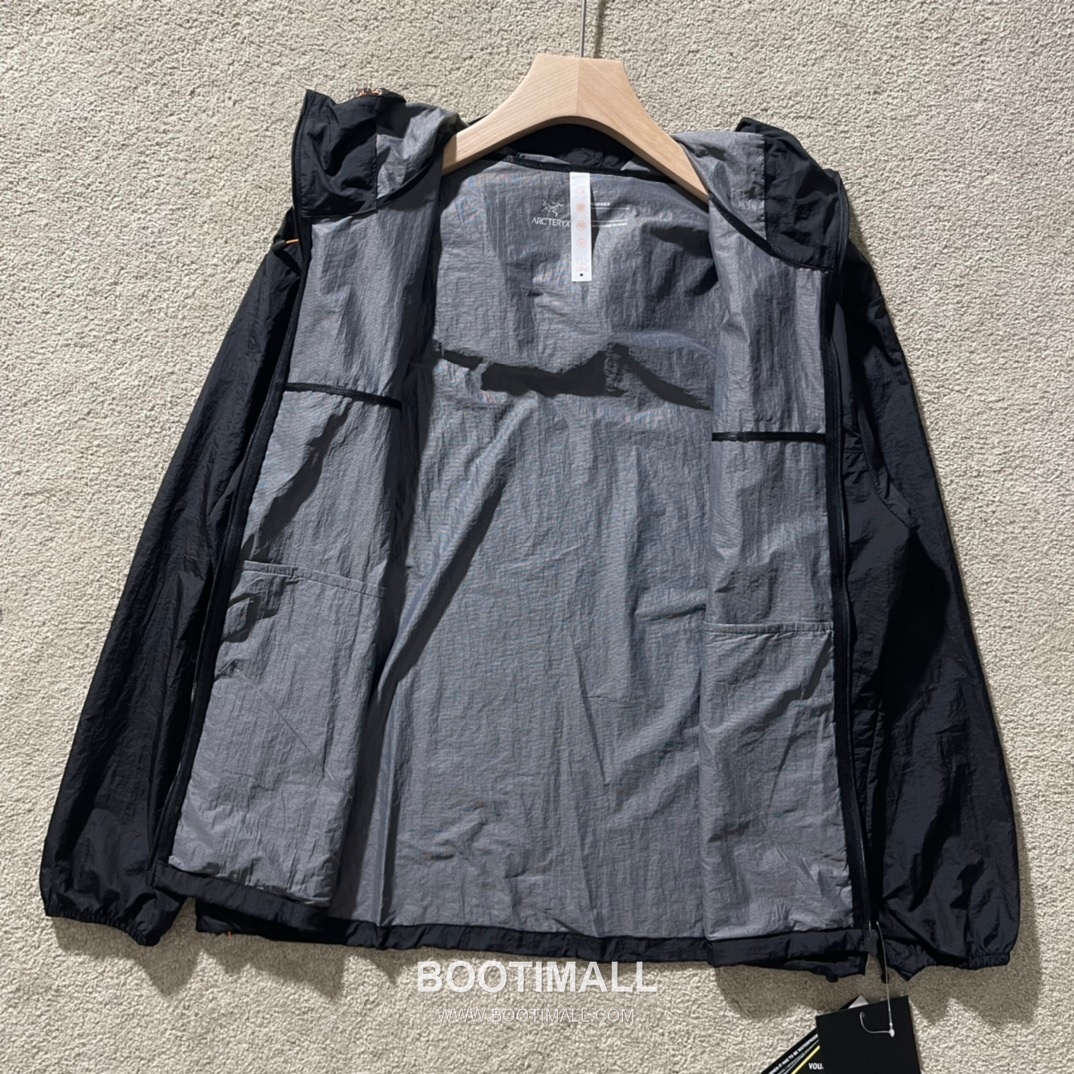 Arc’teryx SS25 Nylon UV Protection Water-Repellent Quick-Dry Zip Hooded Skin Jacket 아크테릭스 SS25 나일론 UV차단 발수 퀵드라이 지퍼 후디드 스킨 재킷 8
