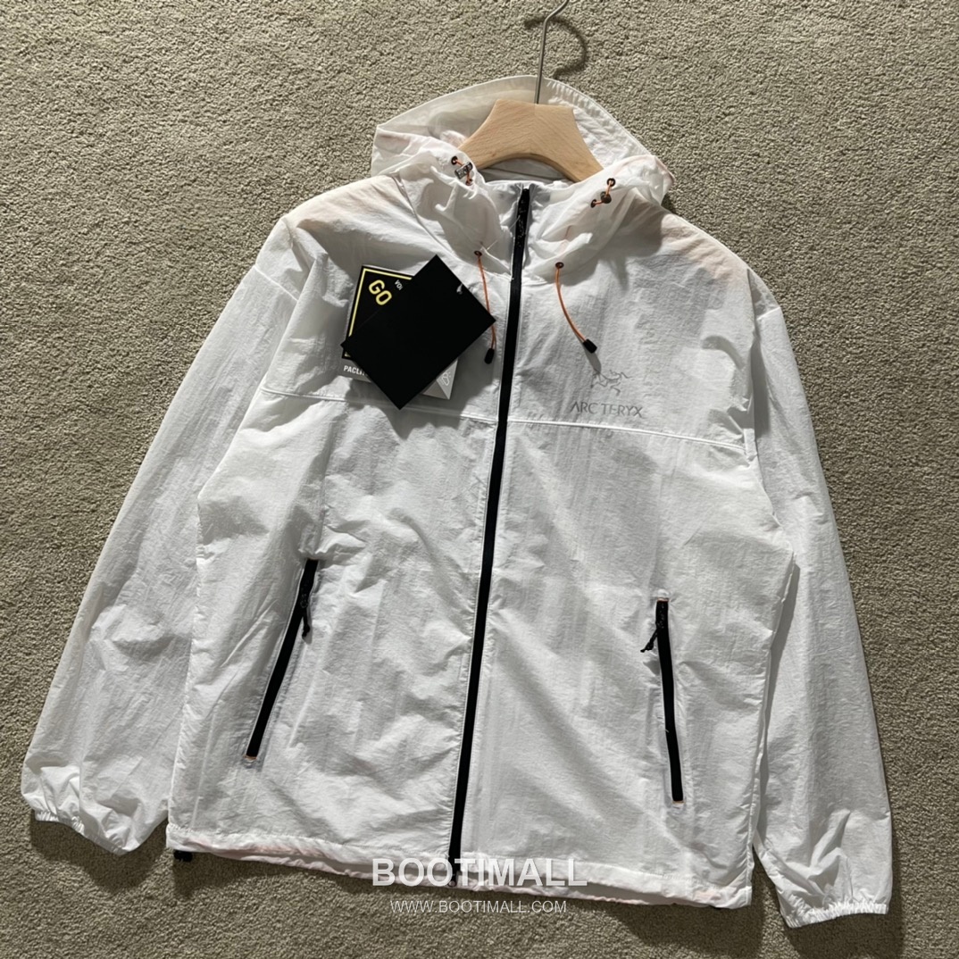 Arc’teryx SS25 Nylon UV Protection Water-Repellent Quick-Dry Zip Hooded Skin Jacket 아크테릭스 SS25 나일론 UV차단 발수 퀵드라이 지퍼 후디드 스킨 재킷 1