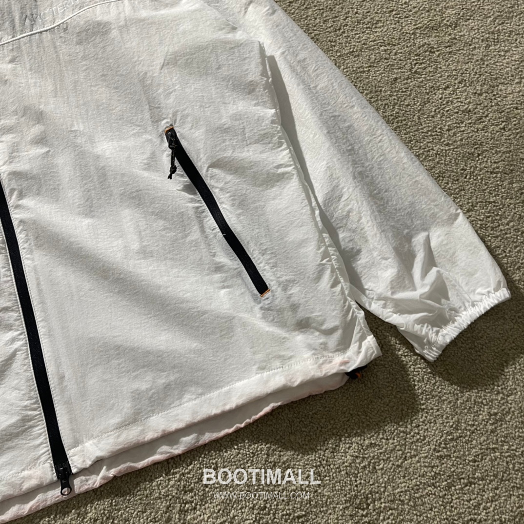 Arc’teryx SS25 Nylon UV Protection Water-Repellent Quick-Dry Zip Hooded Skin Jacket 아크테릭스 SS25 나일론 UV차단 발수 퀵드라이 지퍼 후디드 스킨 재킷 5
