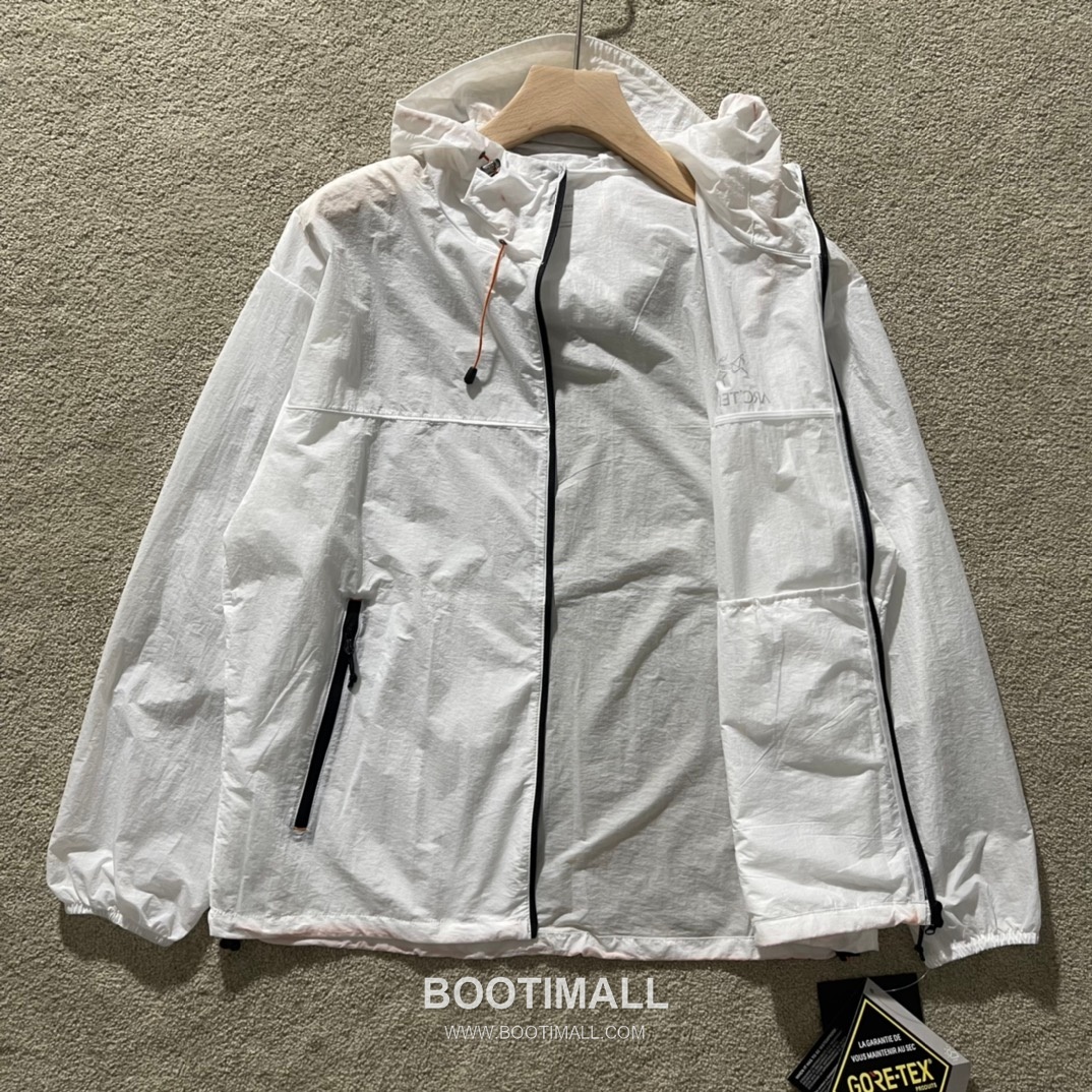 Arc’teryx SS25 Nylon UV Protection Water-Repellent Quick-Dry Zip Hooded Skin Jacket 아크테릭스 SS25 나일론 UV차단 발수 퀵드라이 지퍼 후디드 스킨 재킷 7