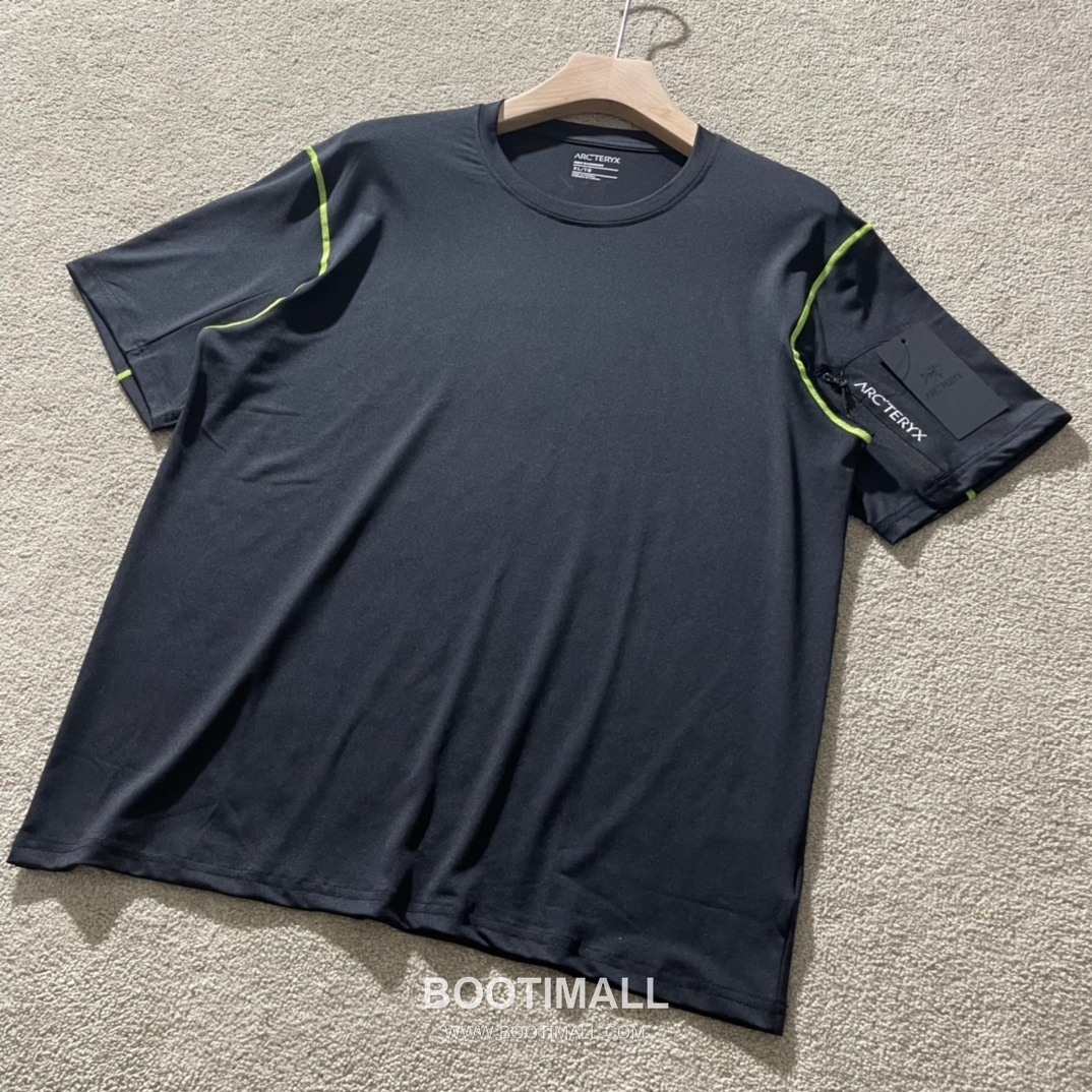 Arc’teryx SS24 Polyester Blend Colorblock Zip Pocket Quick-Dry Short Sleeve T-Shirt 아크테릭스 SS24 폴리에스터 혼방 컬러블록 지퍼포켓 퀵드라이 반팔 티셔츠 6
