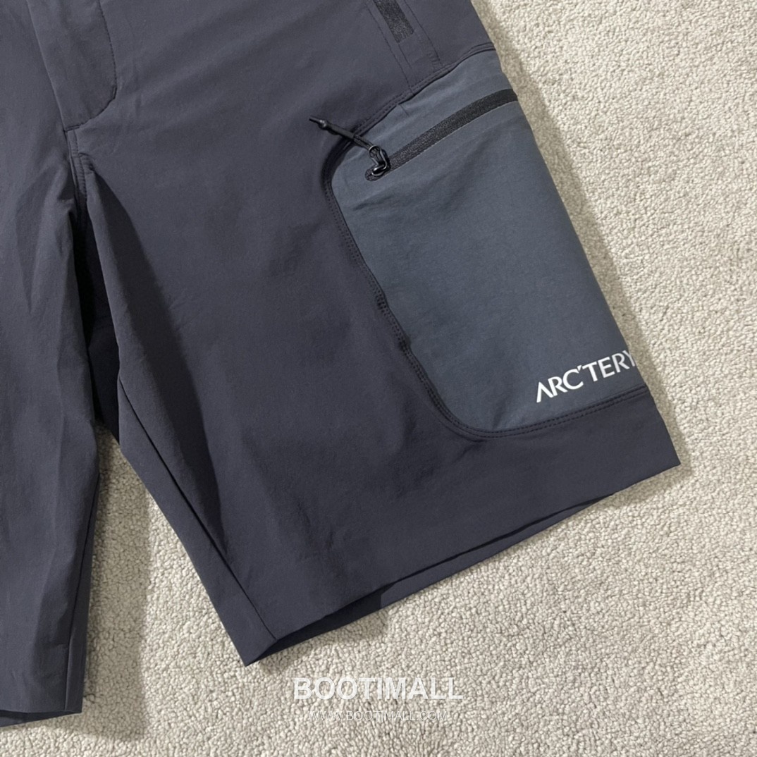 Arc’teryx System-A SS25 Nylon Blend Four-Way Stretch Water-Repellent Cargo Shorts 아크테릭스 시스템에이 SS25 나일론 혼방 4방향 스트레치 발수 카고 쇼츠 4