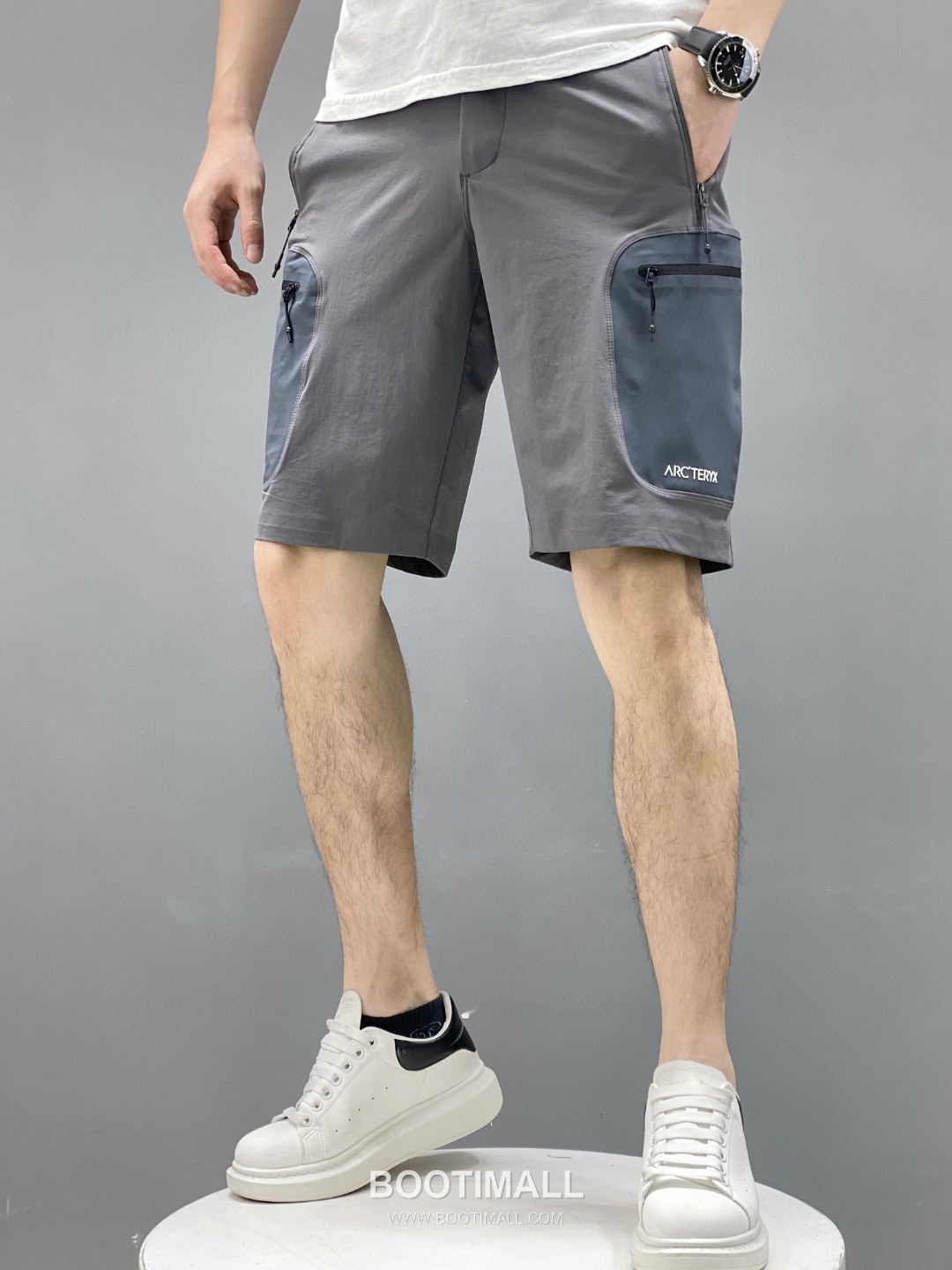 Arc’teryx System-A SS25 Nylon Blend Four-Way Stretch Water-Repellent Cargo Shorts 아크테릭스 시스템에이 SS25 나일론 혼방 4방향 스트레치 발수 카고 쇼츠 1