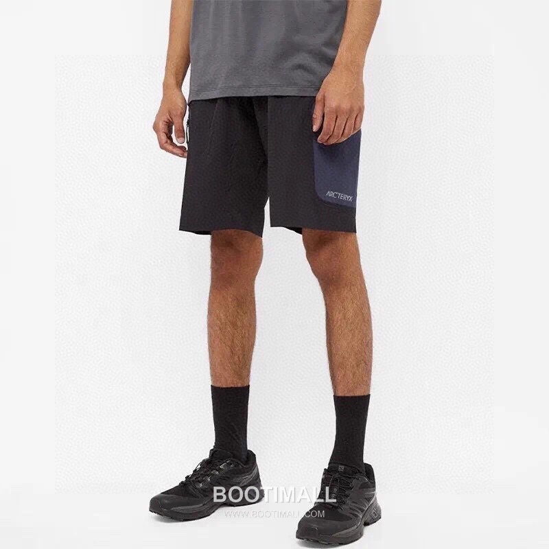 Arc’teryx System-A SS25 Nylon Blend Four-Way Stretch Water-Repellent Cargo Shorts 아크테릭스 시스템에이 SS25 나일론 혼방 4방향 스트레치 발수 카고 쇼츠 4