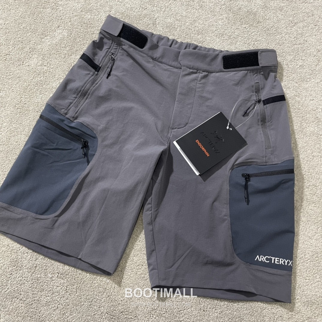 Arc’teryx System-A SS25 Nylon Blend Four-Way Stretch Water-Repellent Cargo Shorts 아크테릭스 시스템에이 SS25 나일론 혼방 4방향 스트레치 발수 카고 쇼츠 14