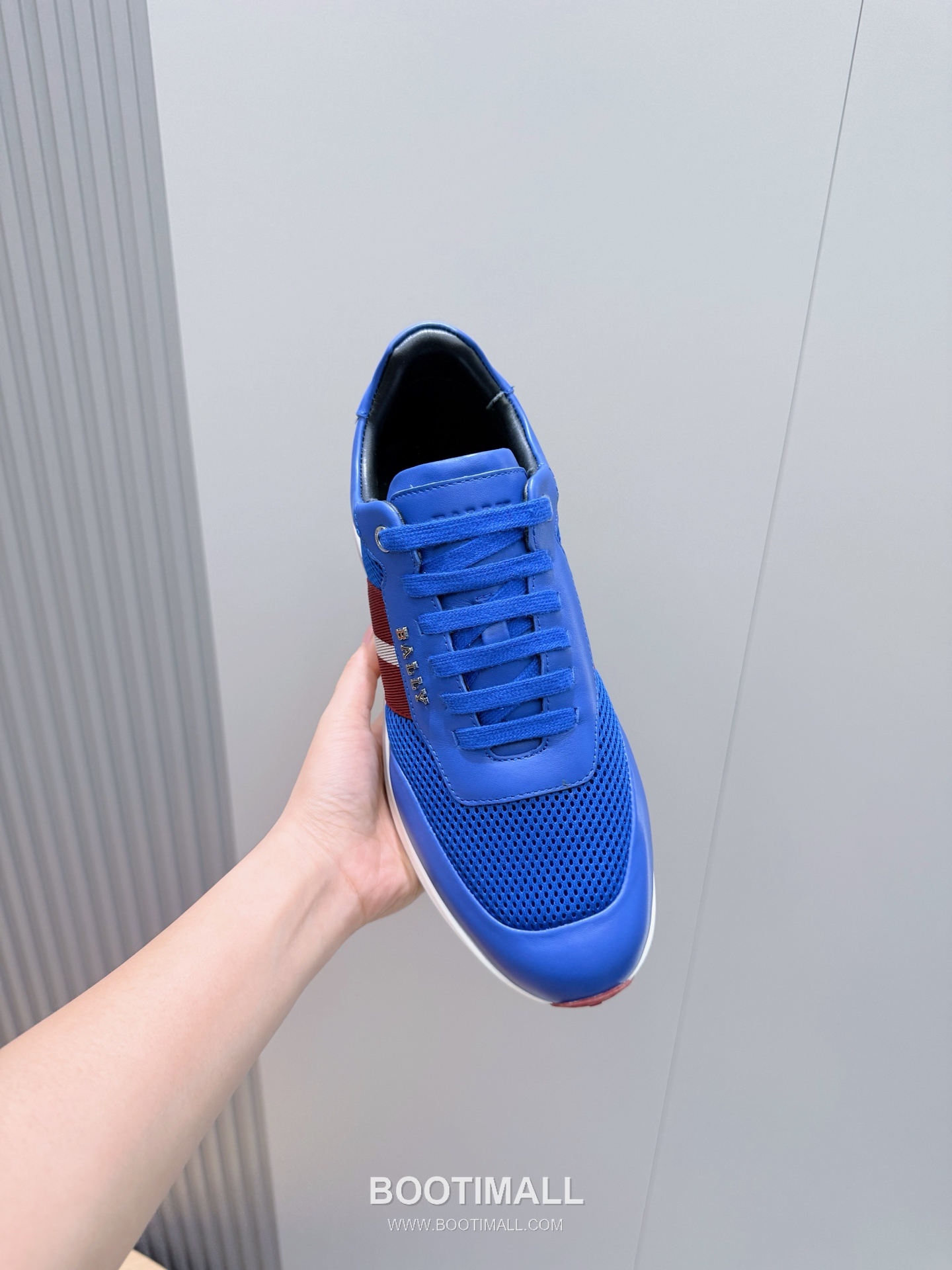 Bally Outline Calfskin Leather Low Sneakers with Stripe Logo Detail 발리 아웃라인 카프스킨 레더 로우 스니커즈 스트라이프 로고 디테일 3cm 4