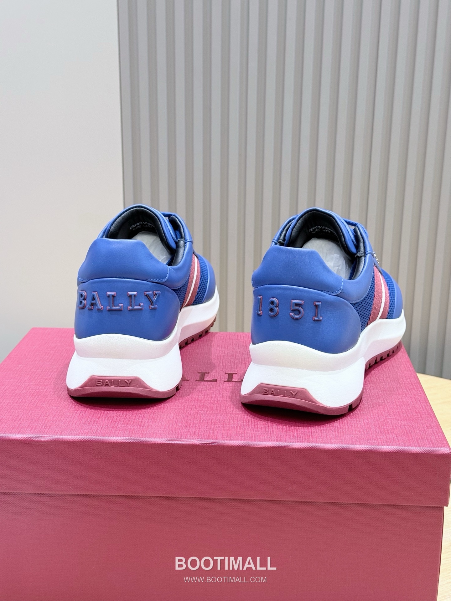 Bally Outline Calfskin Leather Low Sneakers with Stripe Logo Detail 발리 아웃라인 카프스킨 레더 로우 스니커즈 스트라이프 로고 디테일 3cm 6