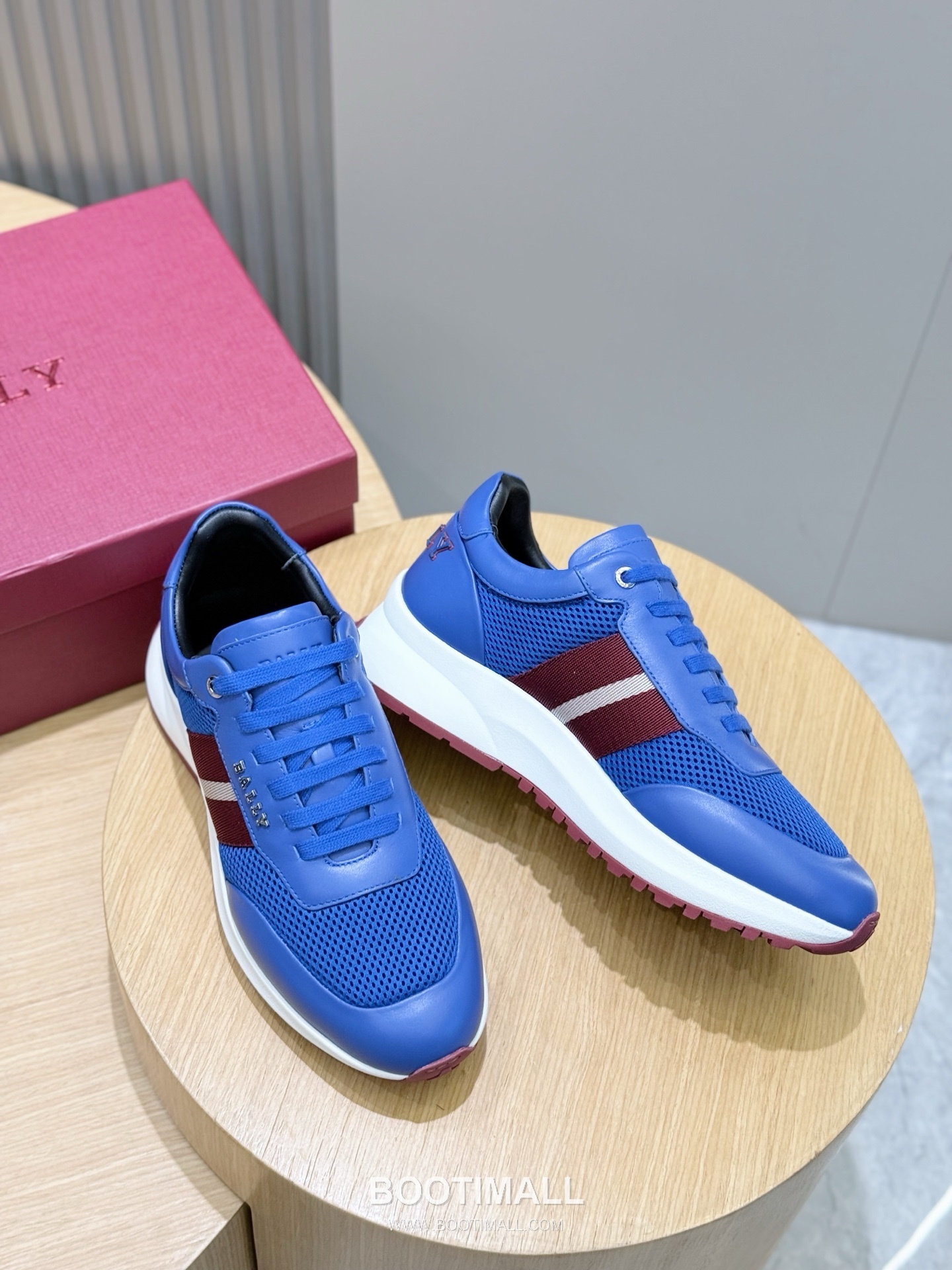 Bally Outline Calfskin Leather Low Sneakers with Stripe Logo Detail 발리 아웃라인 카프스킨 레더 로우 스니커즈 스트라이프 로고 디테일 3cm 7