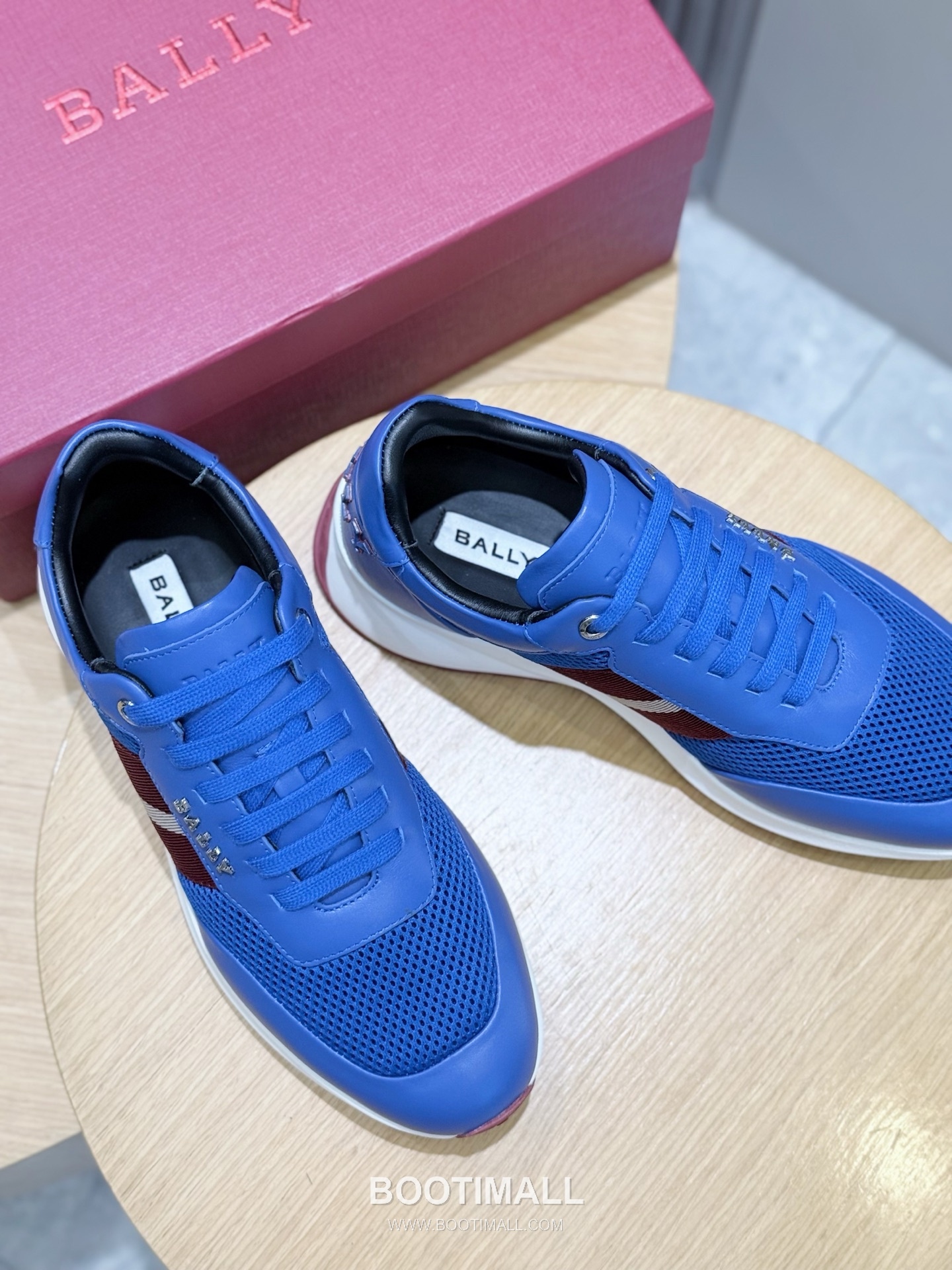 Bally Outline Calfskin Leather Low Sneakers with Stripe Logo Detail 발리 아웃라인 카프스킨 레더 로우 스니커즈 스트라이프 로고 디테일 3cm 8