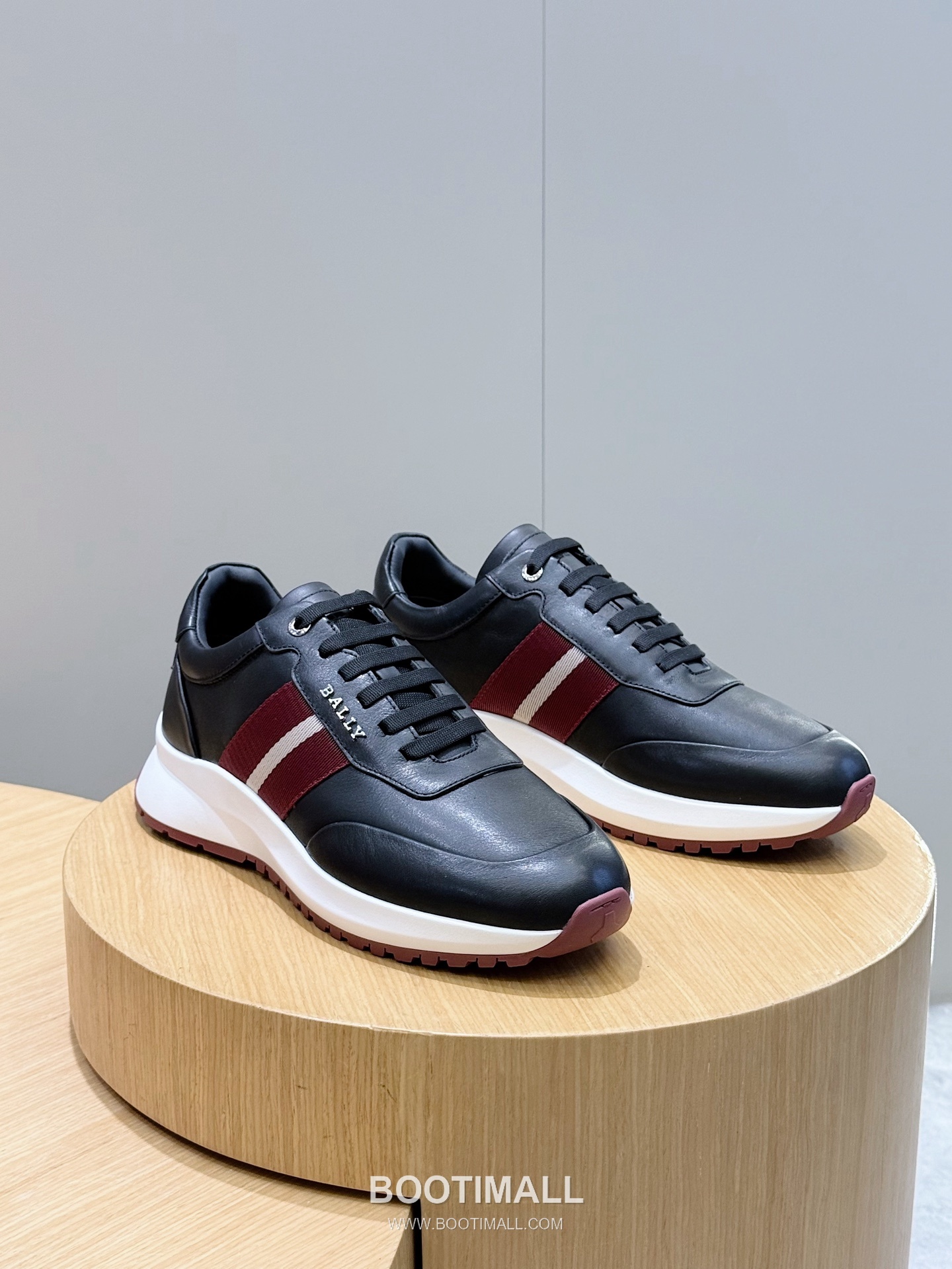 Bally Outline Calfskin Leather Low Sneakers with Stripe Logo Detail 발리 아웃라인 카프스킨 레더 로우 스니커즈 스트라이프 로고 디테일 3cm 3