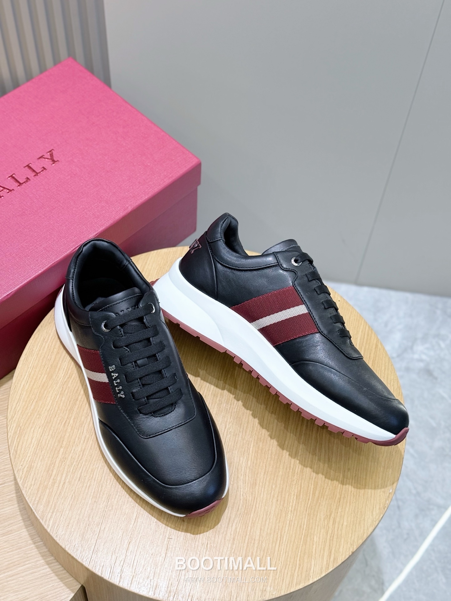 Bally Outline Calfskin Leather Low Sneakers with Stripe Logo Detail 발리 아웃라인 카프스킨 레더 로우 스니커즈 스트라이프 로고 디테일 3cm 7
