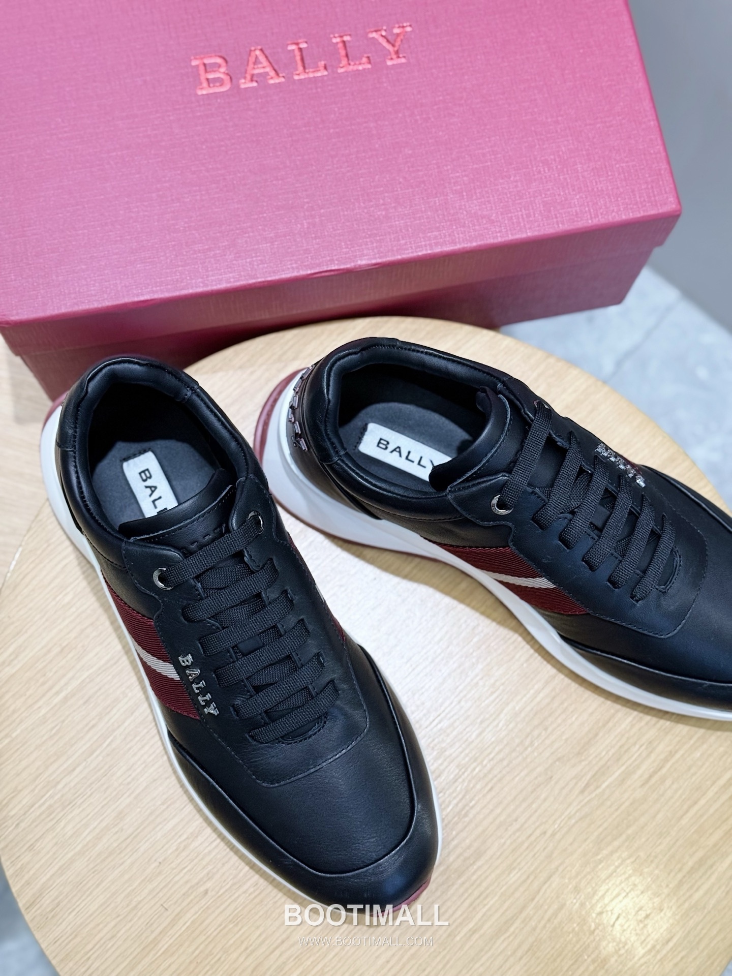 Bally Outline Calfskin Leather Low Sneakers with Stripe Logo Detail 발리 아웃라인 카프스킨 레더 로우 스니커즈 스트라이프 로고 디테일 3cm 8