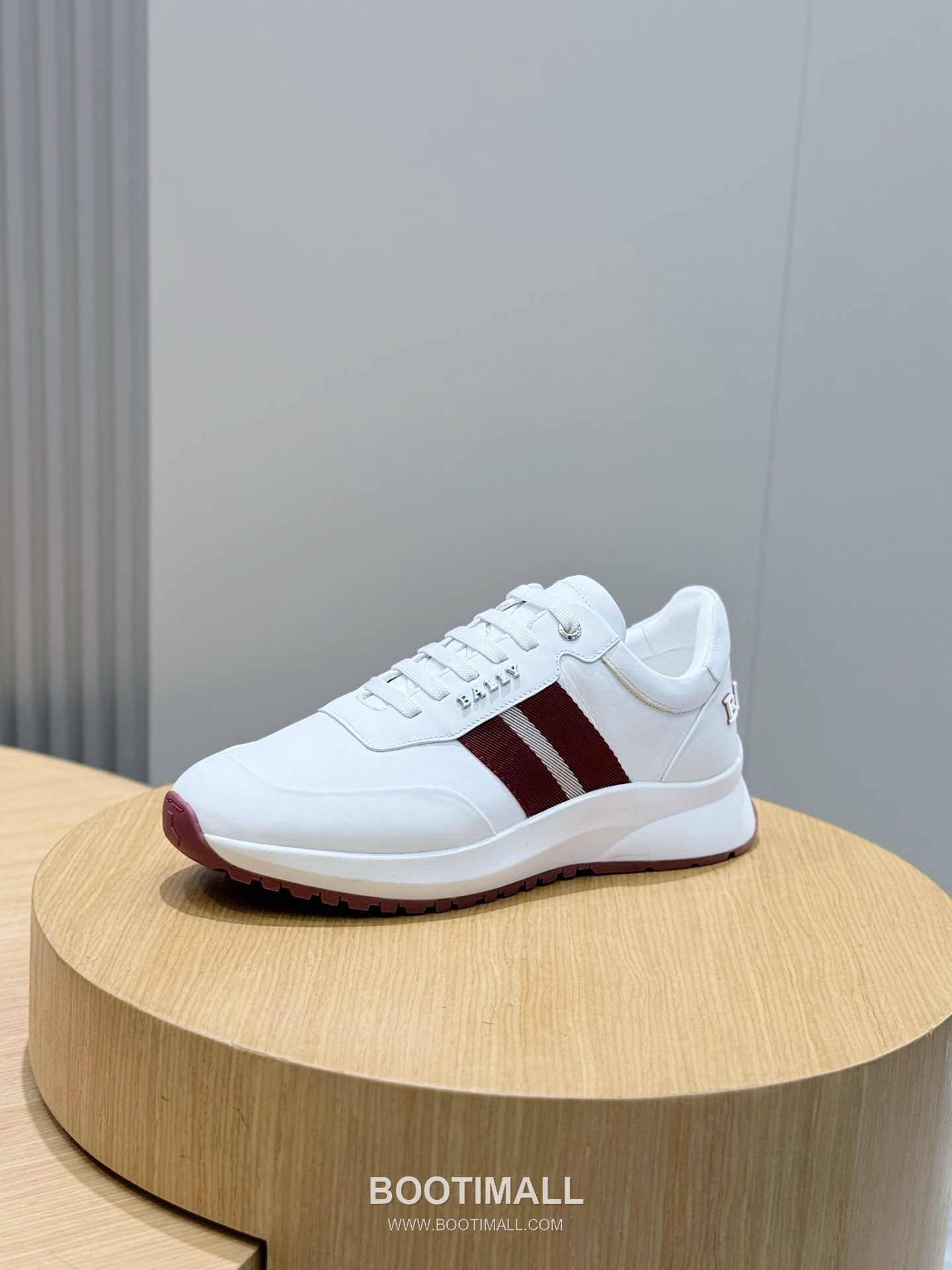 Bally Outline Calfskin Leather Low Sneakers with Stripe Logo Detail 발리 아웃라인 카프스킨 레더 로우 스니커즈 스트라이프 로고 디테일 3cm 2