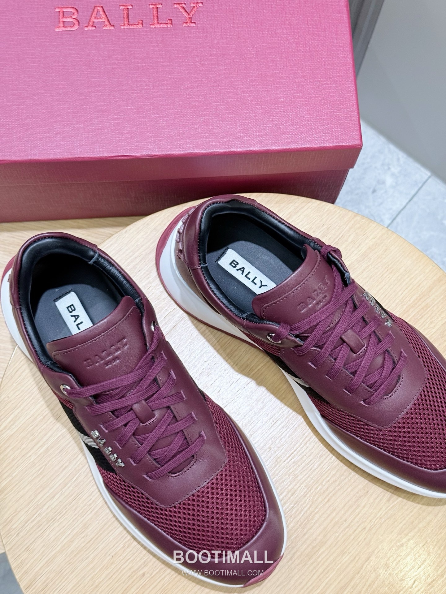 Bally Outline Calfskin Leather Low Sneakers with Stripe Logo Detail 발리 아웃라인 카프스킨 레더 로우 스니커즈 스트라이프 로고 디테일 3cm 7