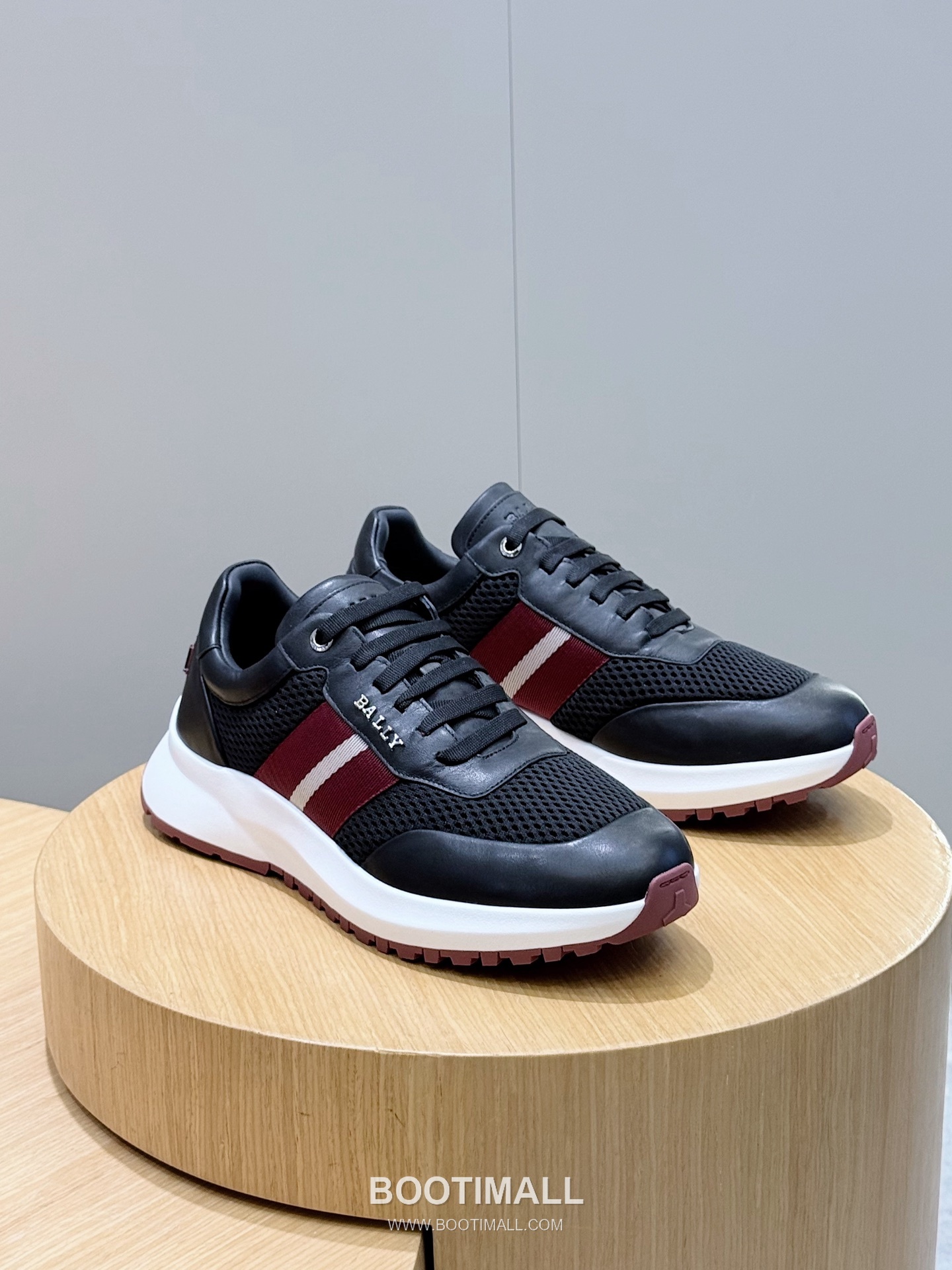 Bally Outline Calfskin Leather Low Sneakers with Stripe Logo Detail 발리 아웃라인 카프스킨 레더 로우 스니커즈 스트라이프 로고 디테일 3cm 3