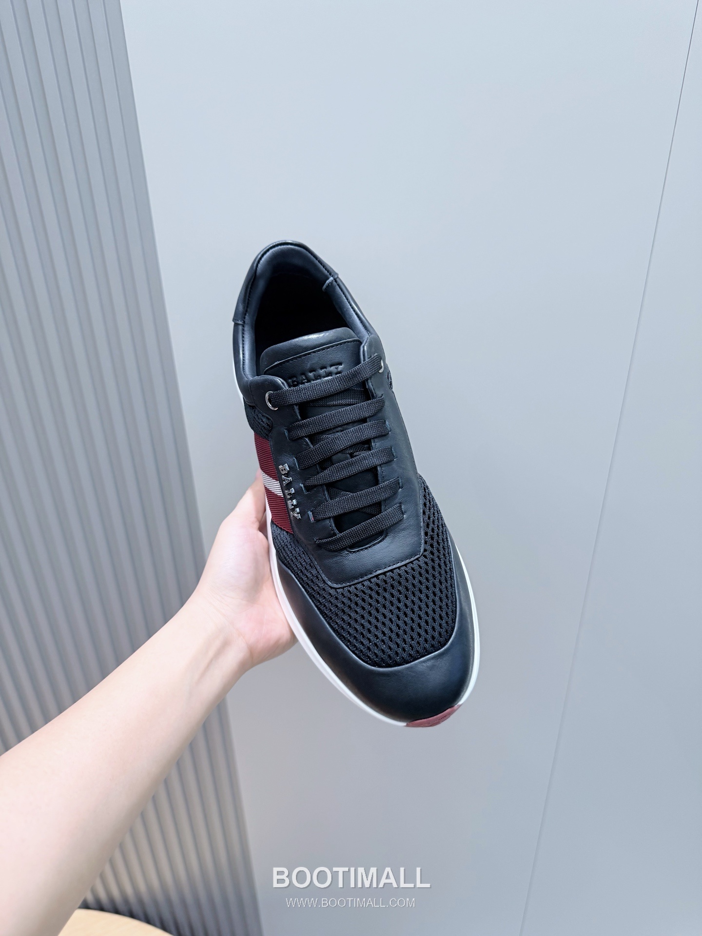 Bally Outline Calfskin Leather Low Sneakers with Stripe Logo Detail 발리 아웃라인 카프스킨 레더 로우 스니커즈 스트라이프 로고 디테일 3cm 4