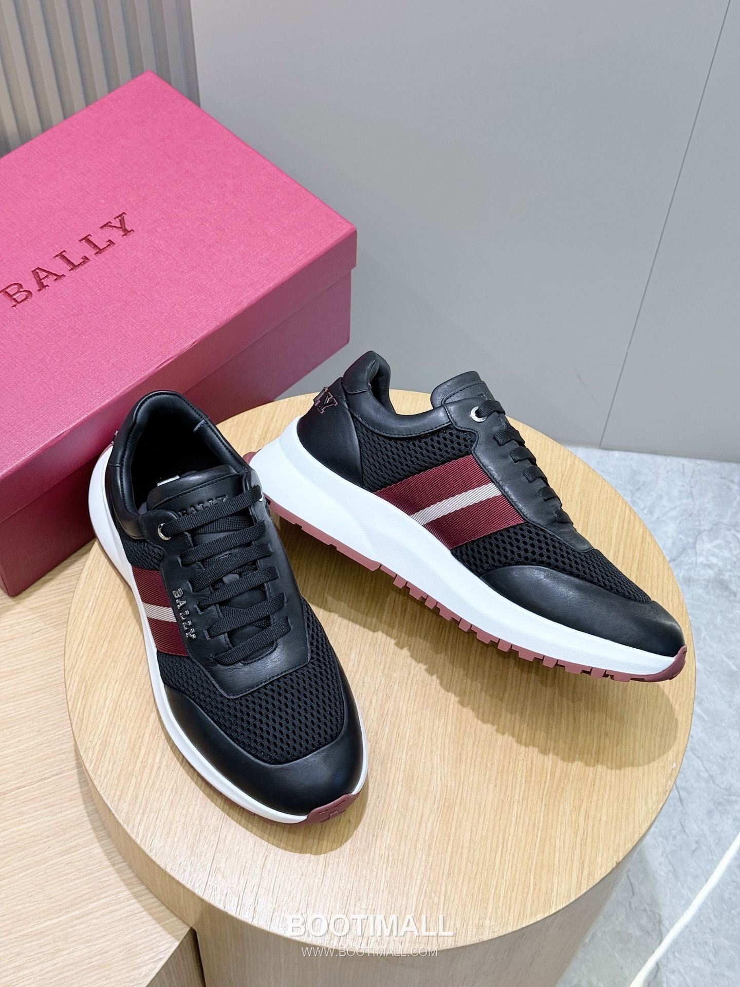 Bally Outline Calfskin Leather Low Sneakers with Stripe Logo Detail 발리 아웃라인 카프스킨 레더 로우 스니커즈 스트라이프 로고 디테일 3cm 7