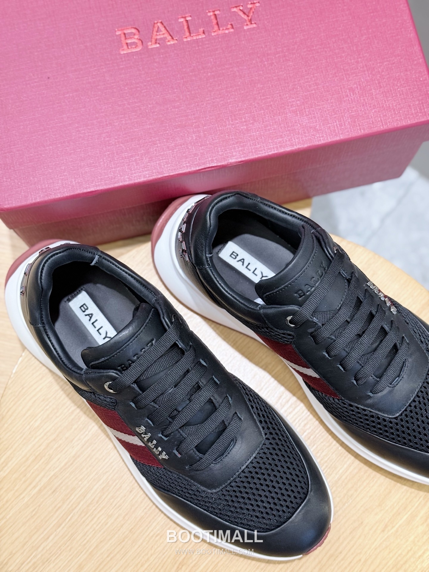 Bally Outline Calfskin Leather Low Sneakers with Stripe Logo Detail 발리 아웃라인 카프스킨 레더 로우 스니커즈 스트라이프 로고 디테일 3cm 8